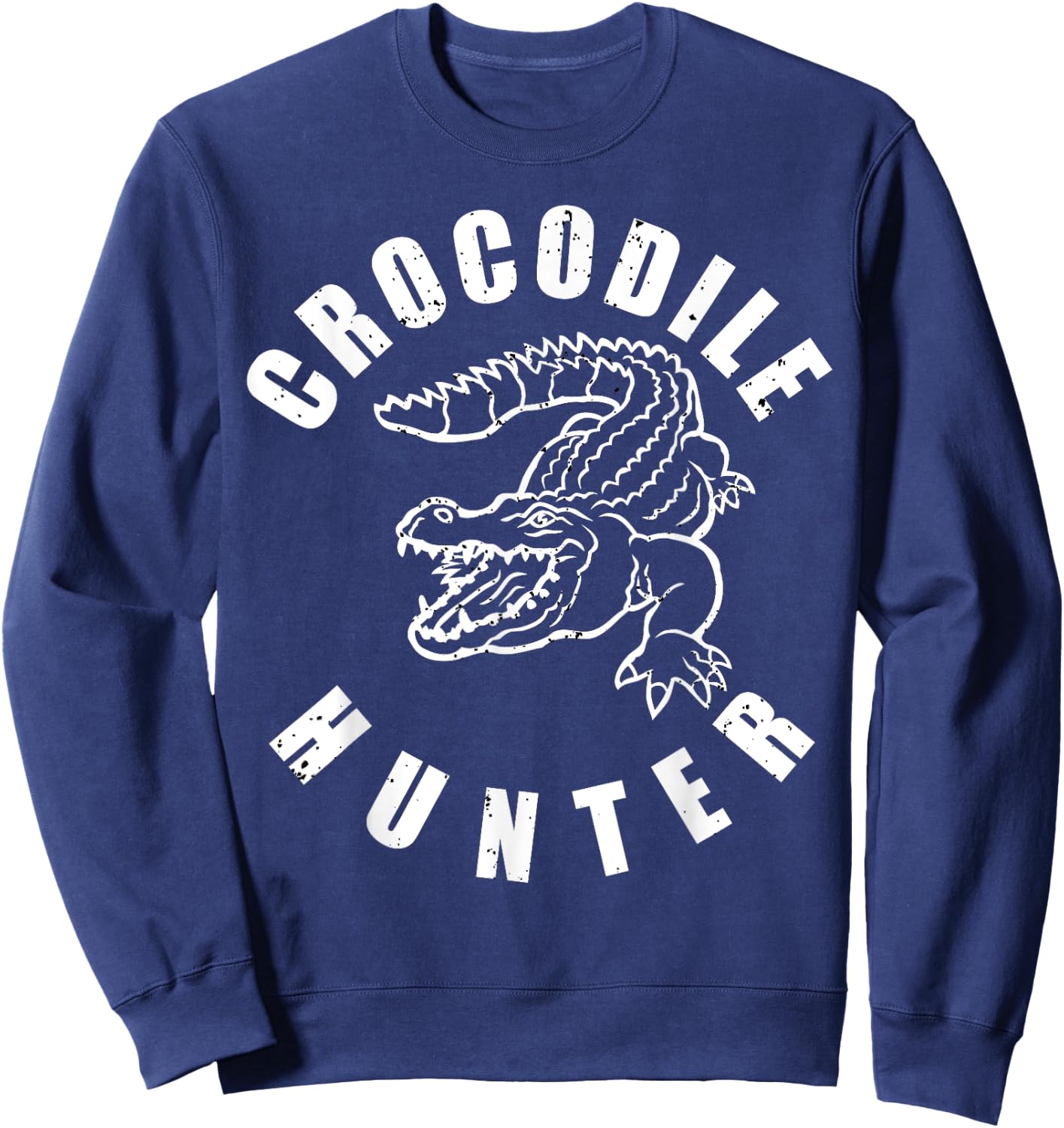 Crocodile Hunter Shirt Reptile Huntsman Sweatshirt - Sweatshirt | Navy