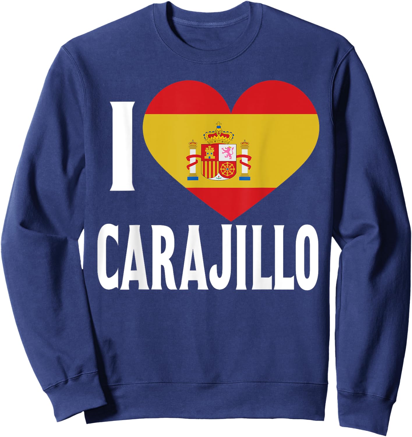 Carajillo I Love Spanish Drinking Sweatshirt - Sweatshirt | Navy