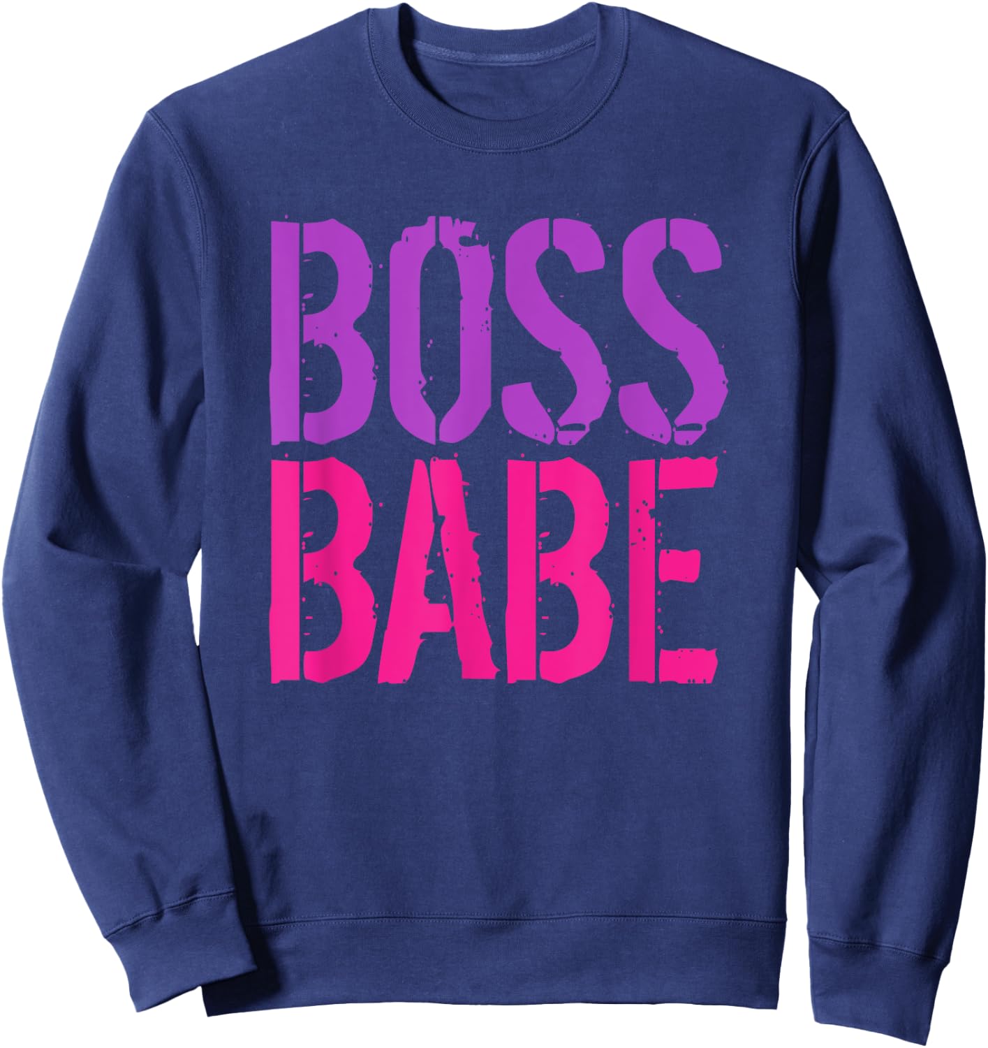 Boss Babe Sweatshirt - Sweatshirt | Navy