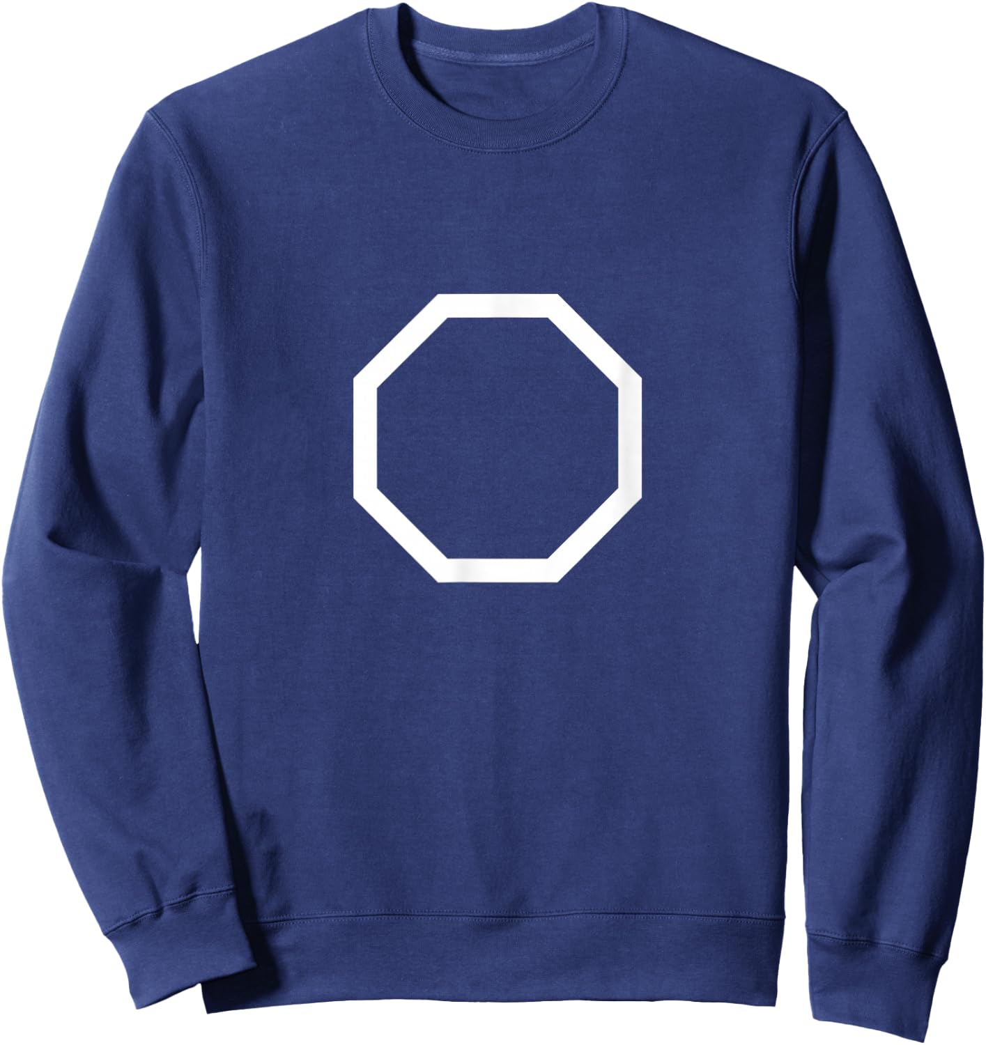 Octagon Shirt - Octagon Print T Shirt Sweatshirt - Sweatshirt | Navy
