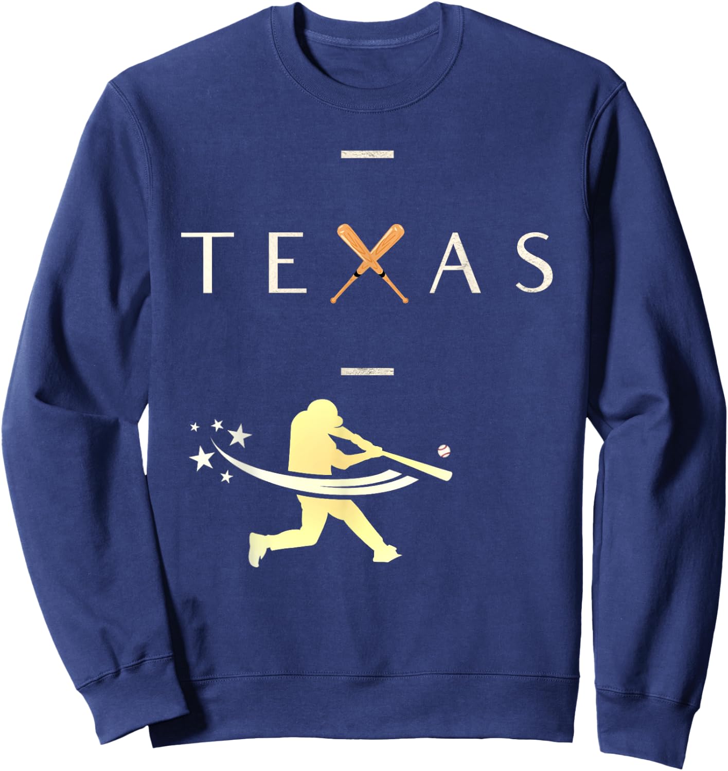 Texas Baseball Baseball Ranger Player Classic Design Sweatshirt - Sweatshirt | Navy