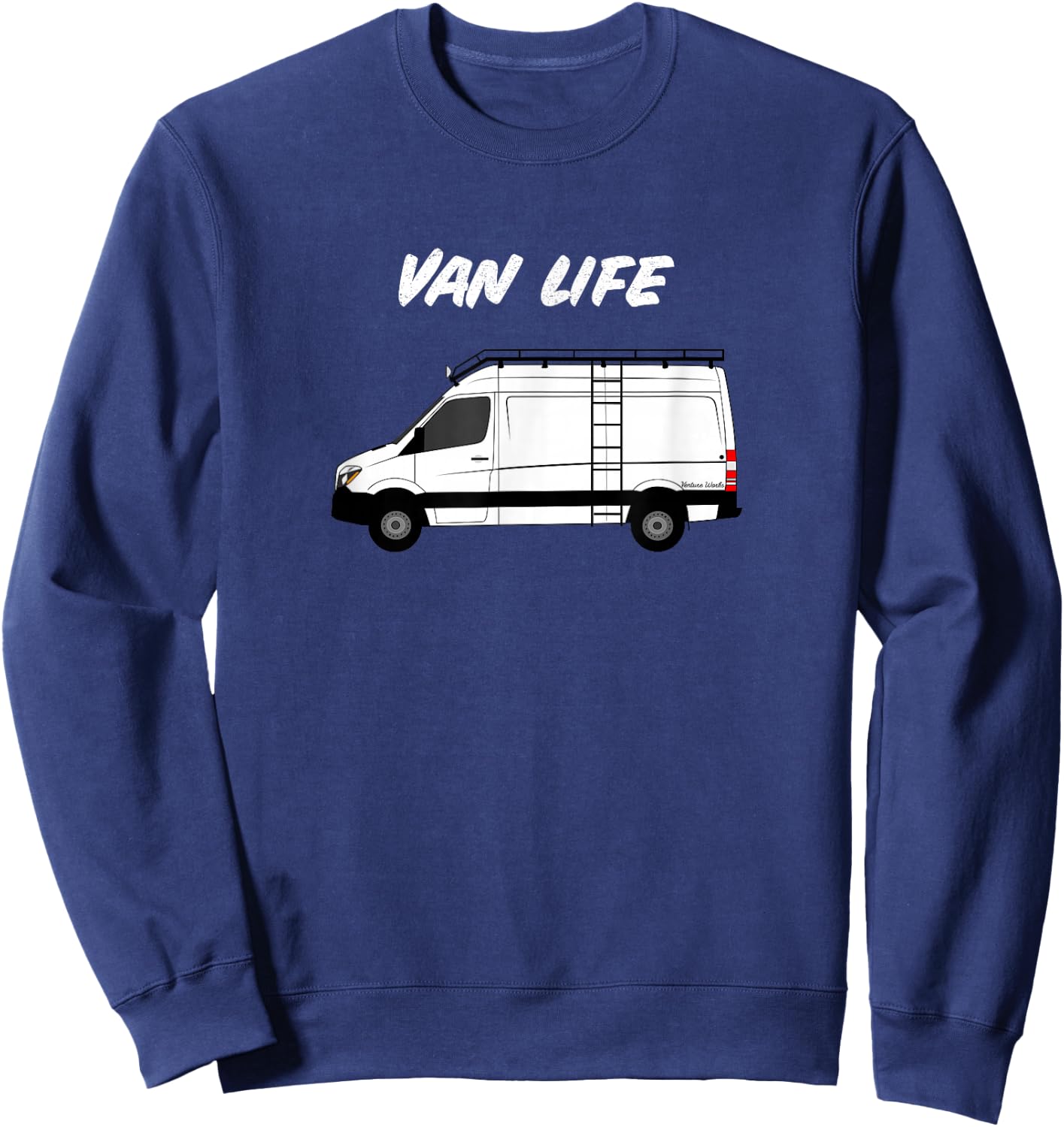 Van Life T Shirt for Nomads and Travelers Sweatshirt - Sweatshirt | Navy