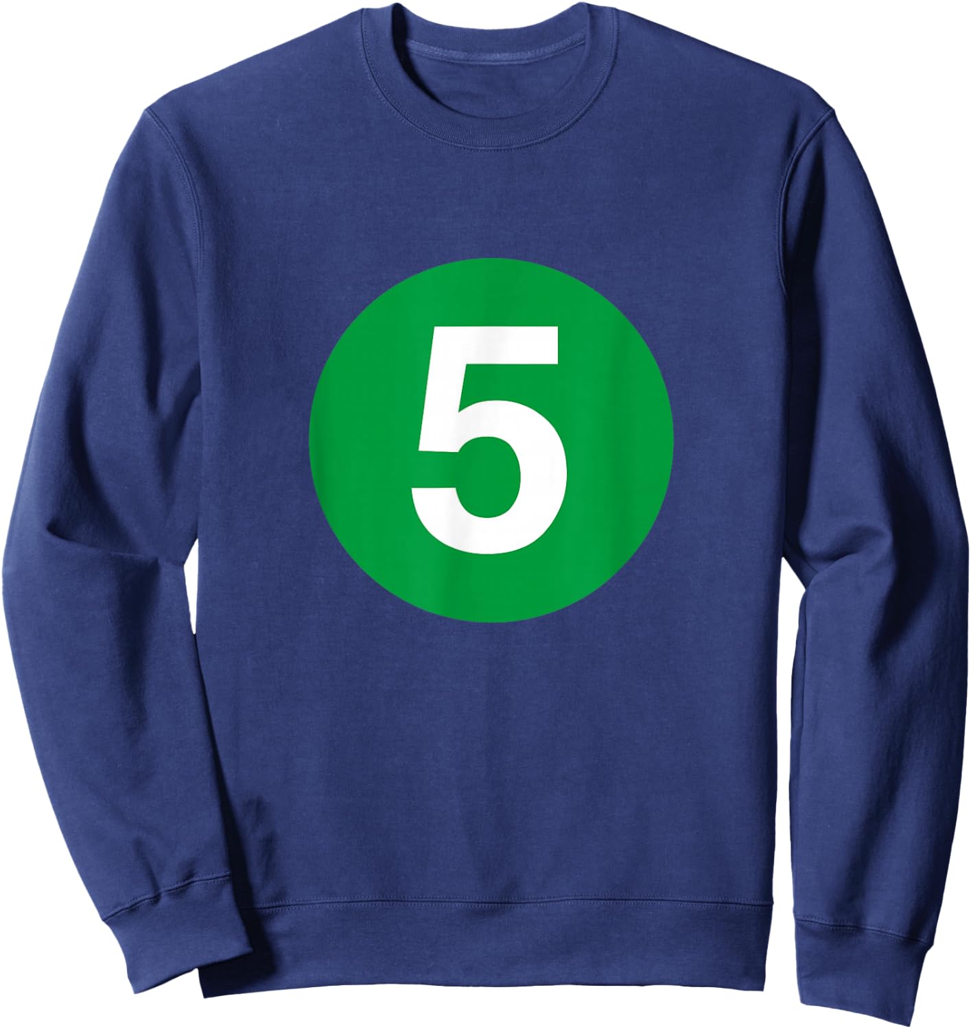 5 Line Sweatshirt - Sweatshirt | Navy