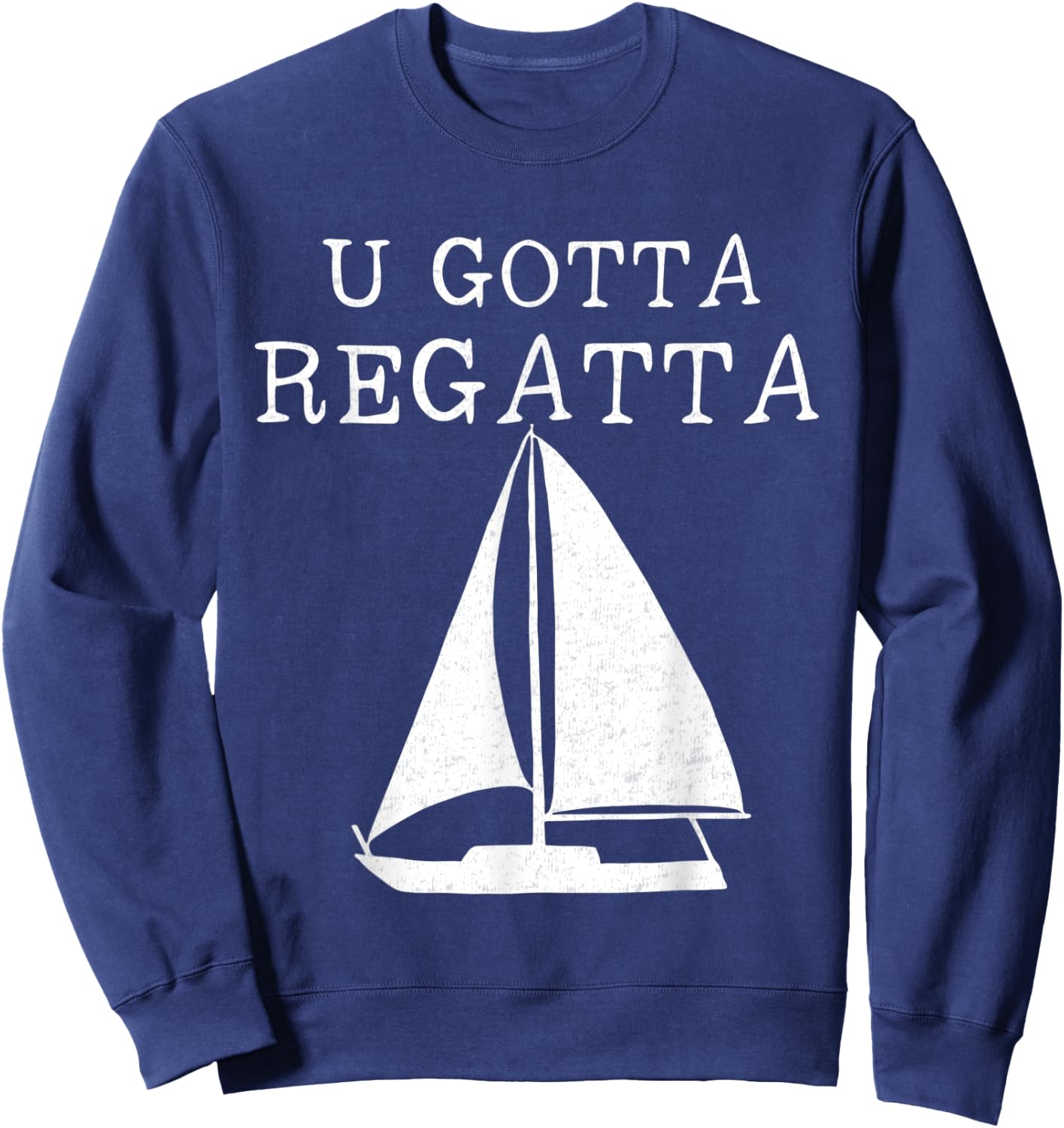 Sailing Nautical Sail Regatta Sweatshirt - Sweatshirt | Navy