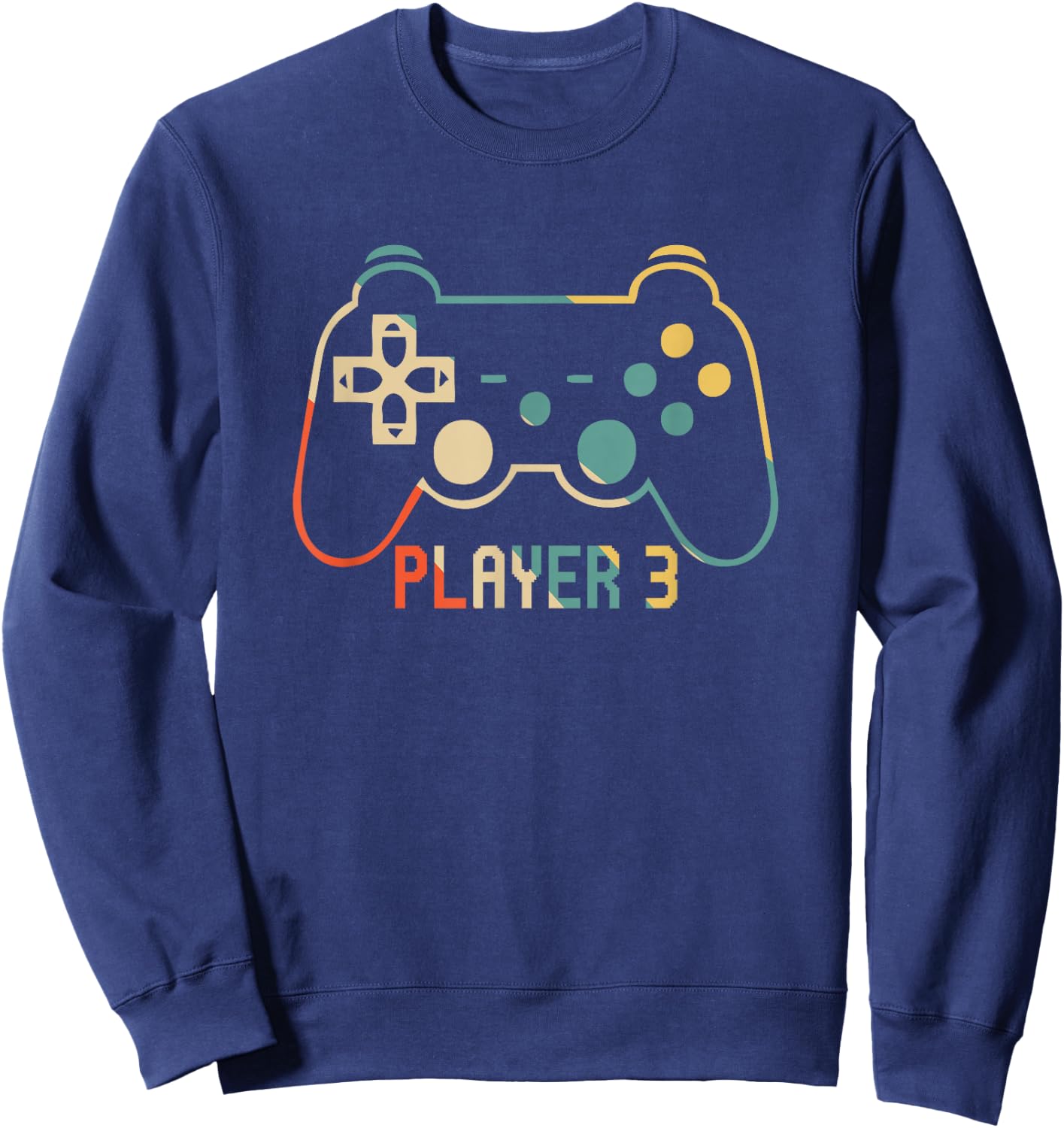 Matching Gamer for Dad, Mom & kids Player 1,2,3 Sweatshirt - Sweatshirt | Navy