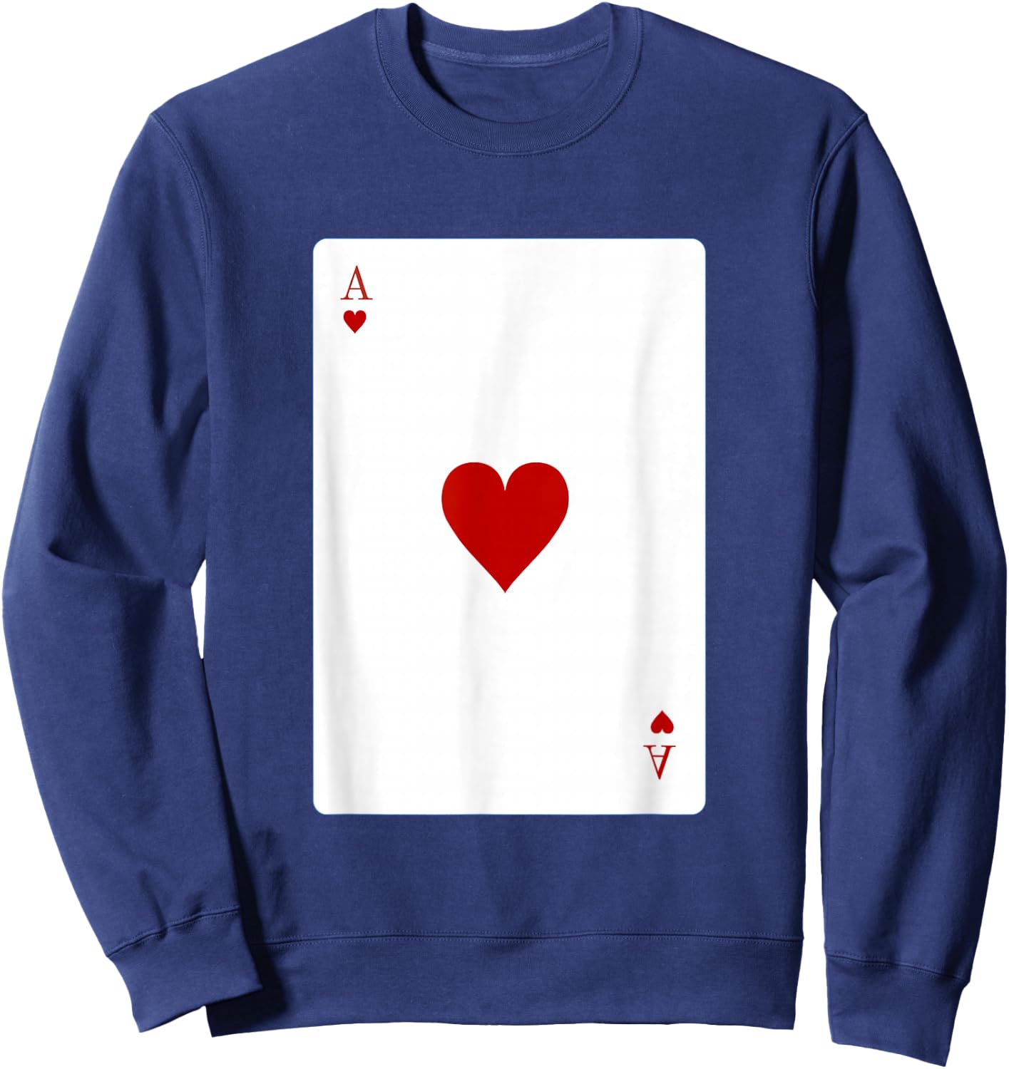 Ace Of Hearts Costume Sweatshirt - Sweatshirt | Navy