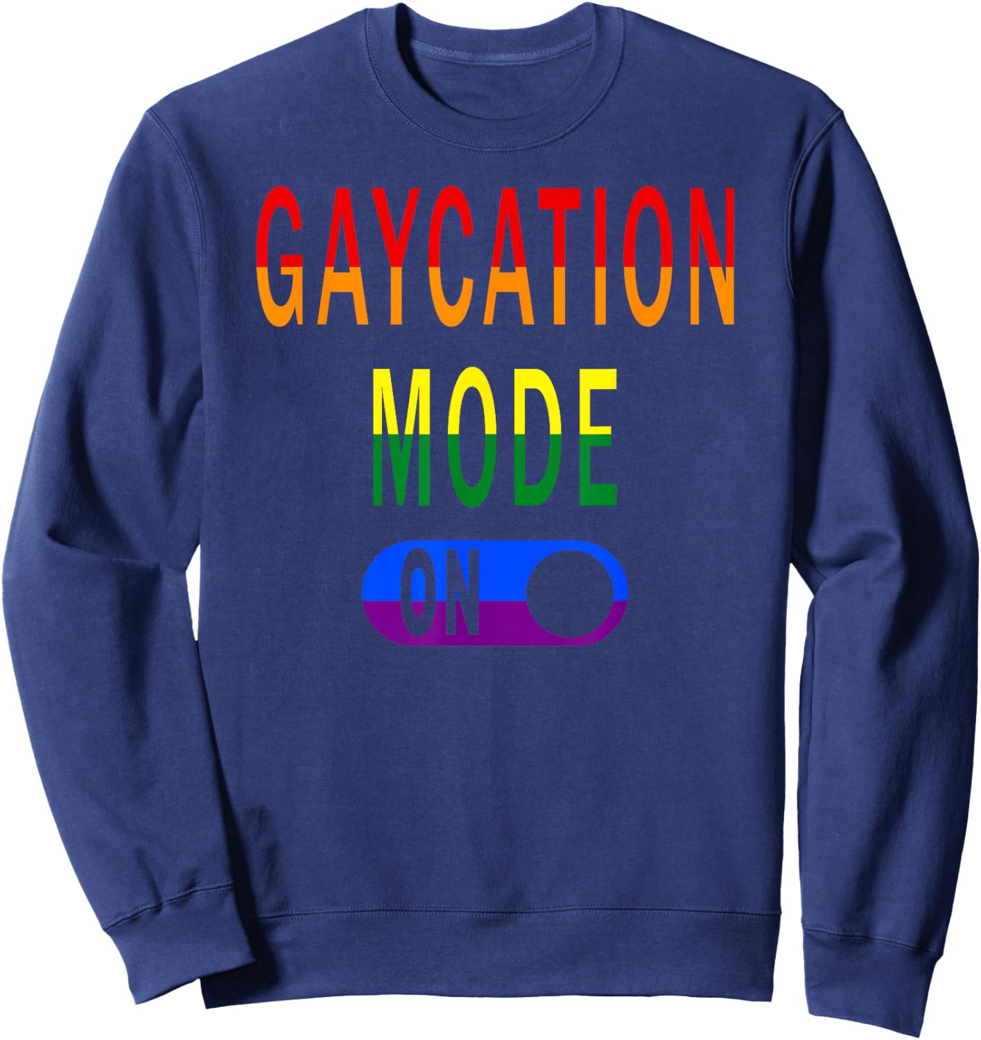 Gaycation Travel Sweatshirt - Sweatshirt | Navy