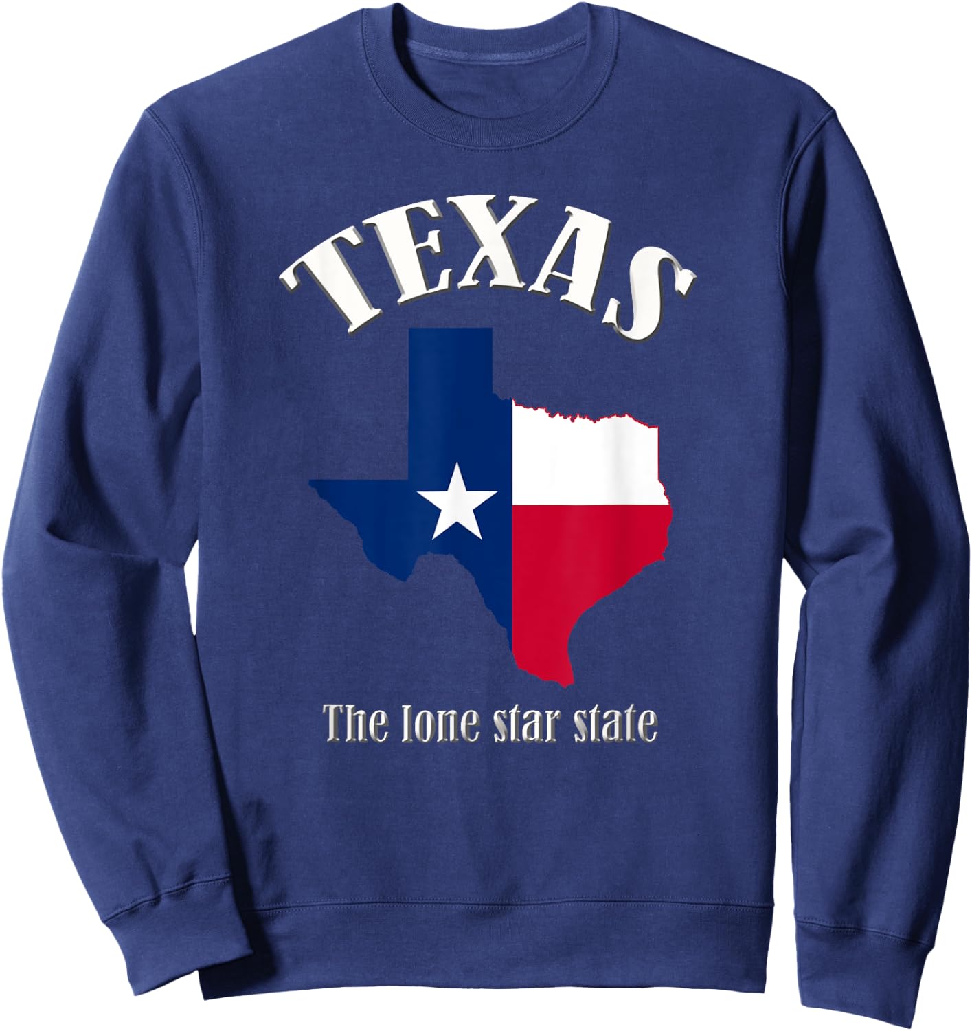 Texas The Lone Star State Sweatshirt - Sweatshirt | Navy