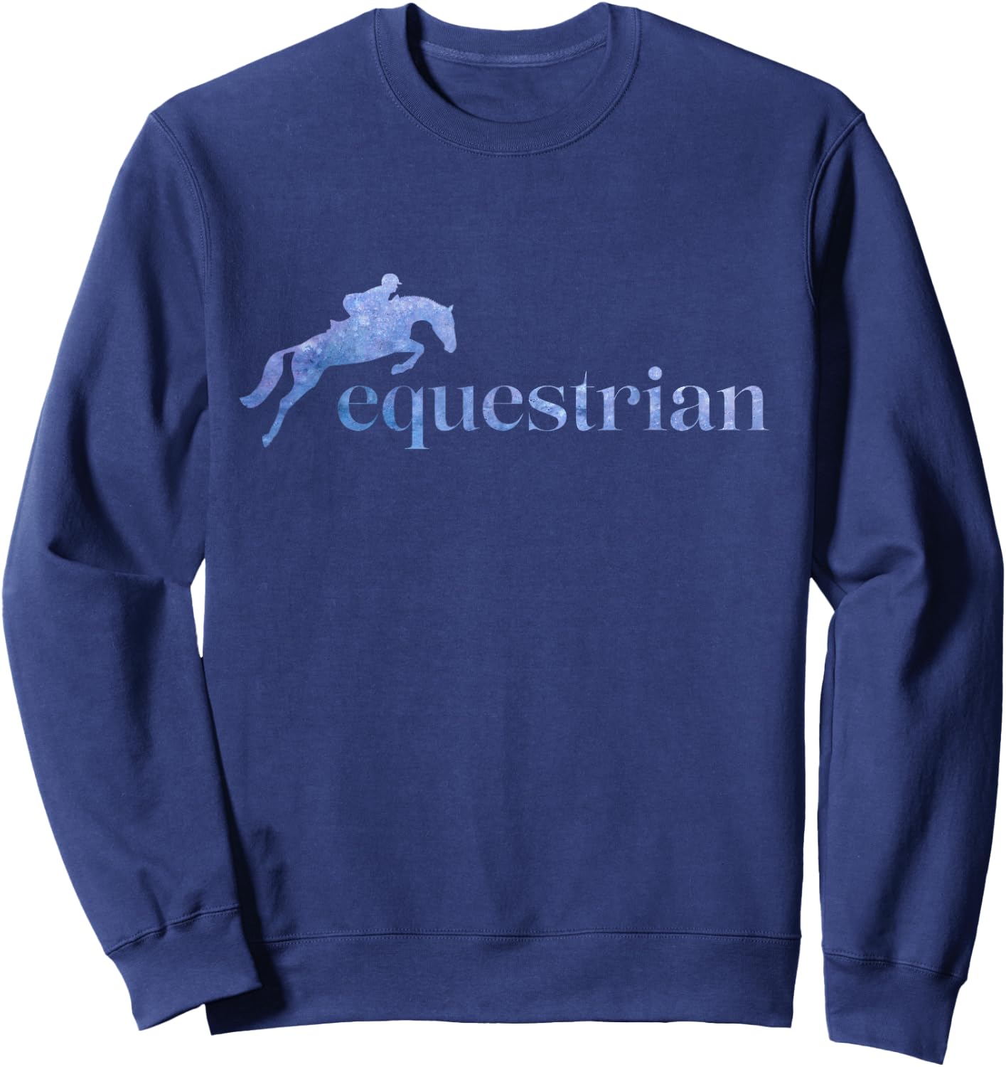 Horse Riding English Equestrian Hunter Jumper Sweatshirt - Sweatshirt | Navy