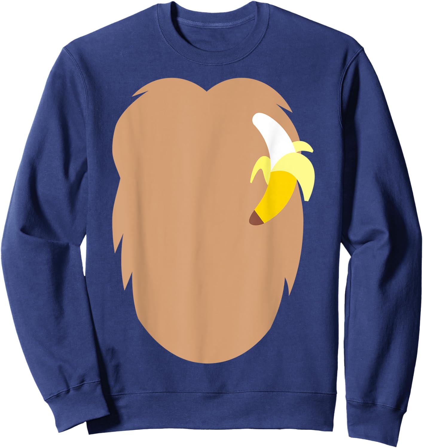 Monkey Gorilla Animal Halloween DIY Costume Funny Shirt Sweatshirt - Sweatshirt | Navy