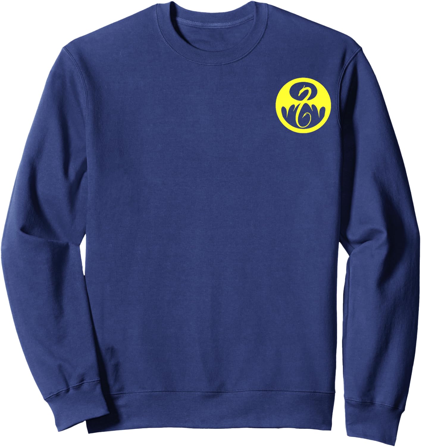 Marvel Iron Fist Pocket Symbol Graphic Sweatshirt - Sweatshirt | Navy