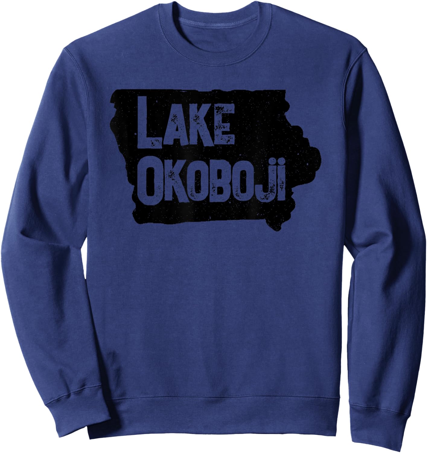 Lake Okoboji, Iowa Vacation Sweatshirt - Sweatshirt | Navy