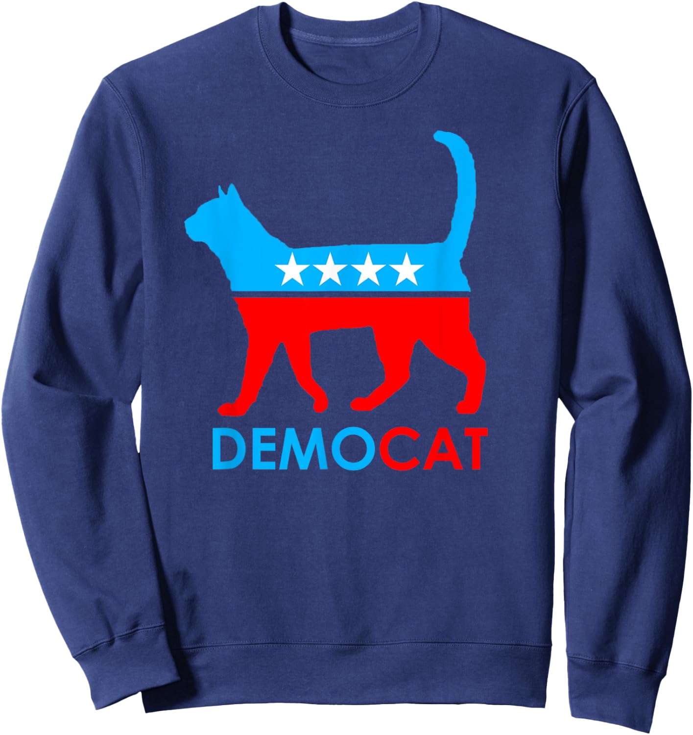 Democrat - DemoCAT Sweatshirt - Sweatshirt | Navy