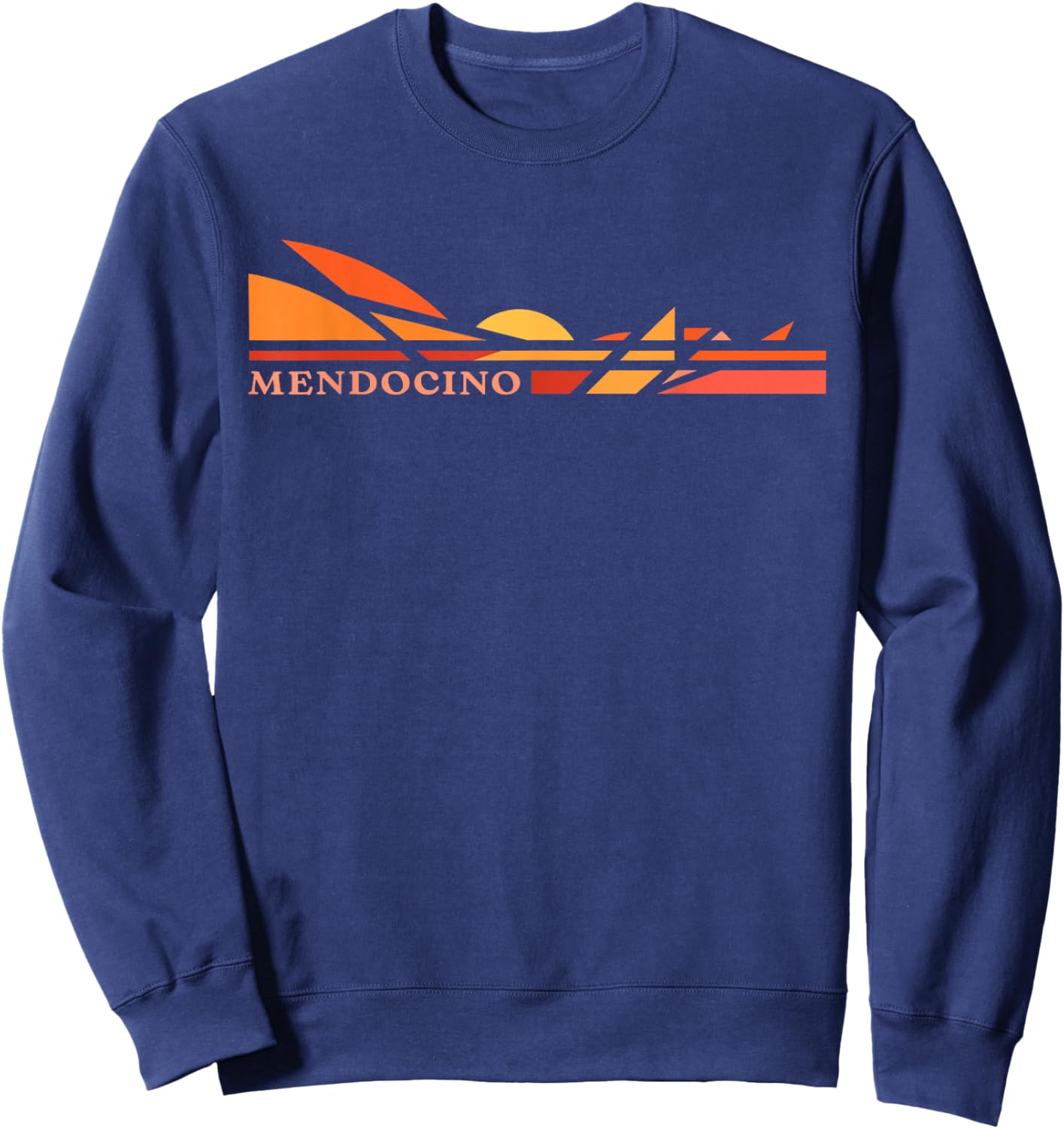 Mendocino California Lifestyle Sweatshirt - Sweatshirt | Navy