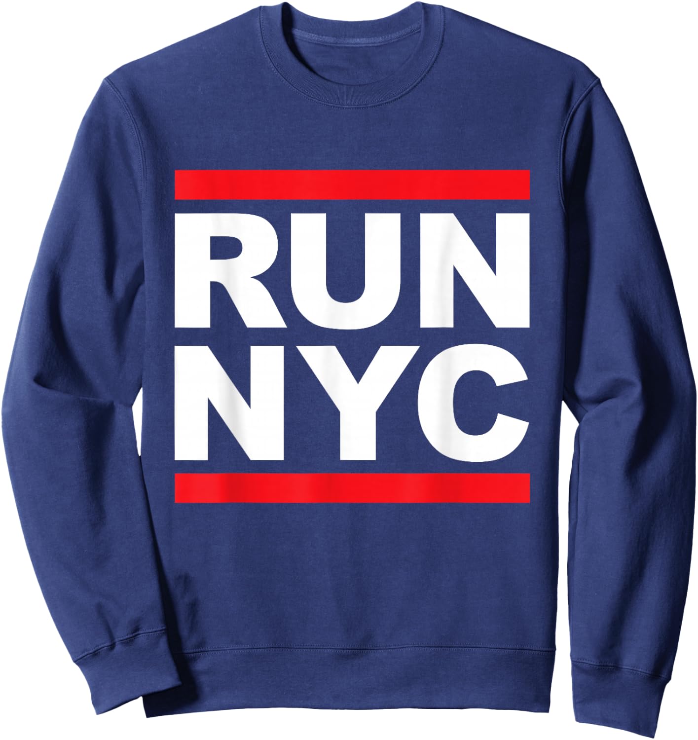 Run NYC Classic Logo T Shirt Sweatshirt - Sweatshirt | Navy