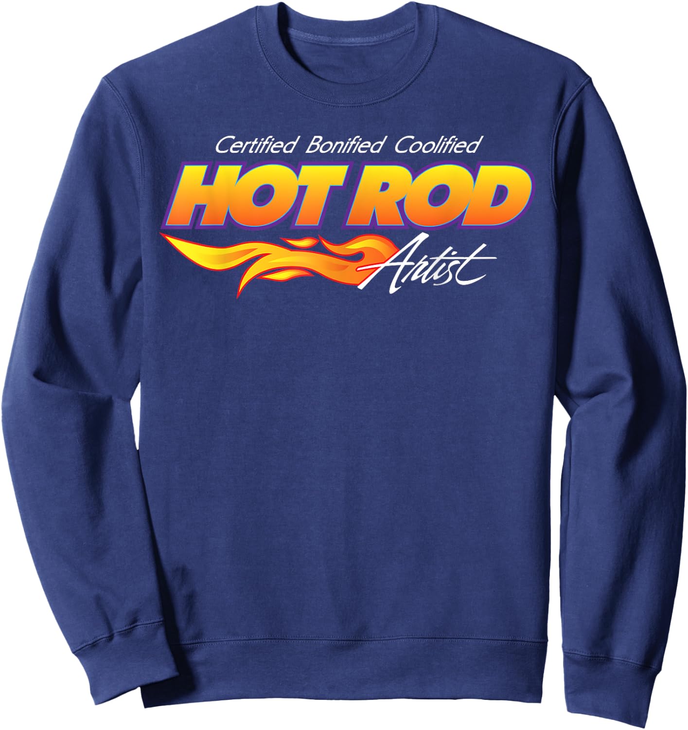 Hot Rod Artist Cartoonist Sweatshirt - Sweatshirt | Navy
