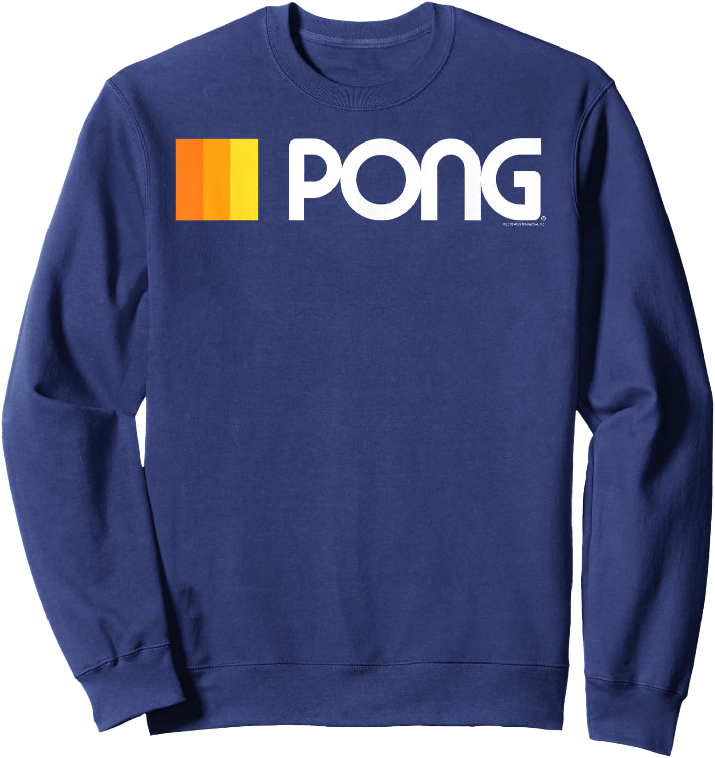 Atari White Type Pong Sweatshirt - Sweatshirt | Navy