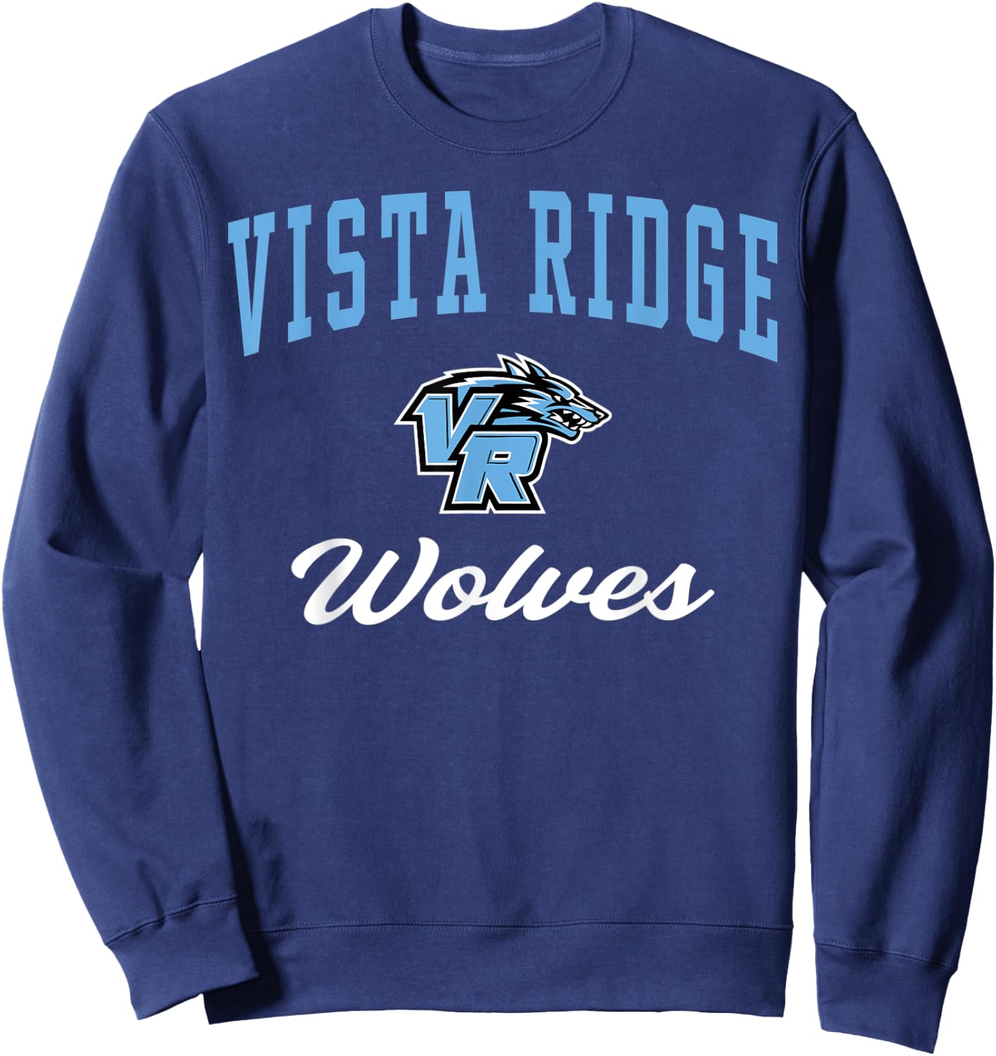 Vista Ridge High School Wolves C3 Sweatshirt - Sweatshirt | Navy