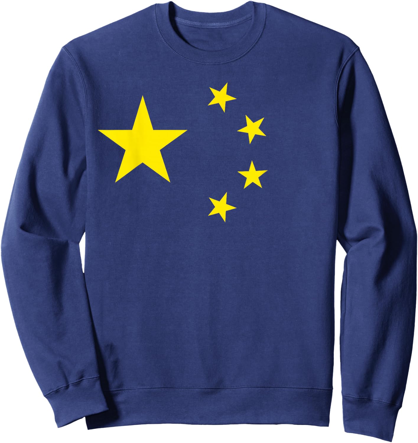 China Flag Chinese National Symbol Graphic Design Sweatshirt - Sweatshirt | Navy