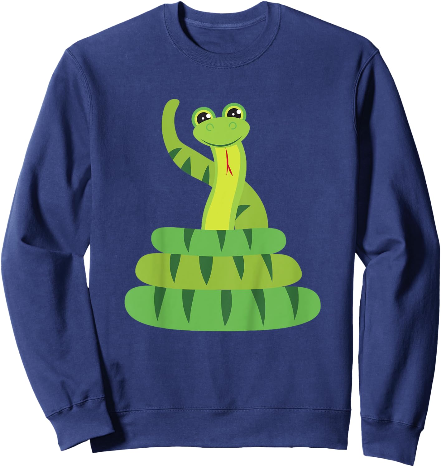 Funny Boa Constrictor Python Reptile Snake Boys Girls Sweatshirt - Sweatshirt | Navy
