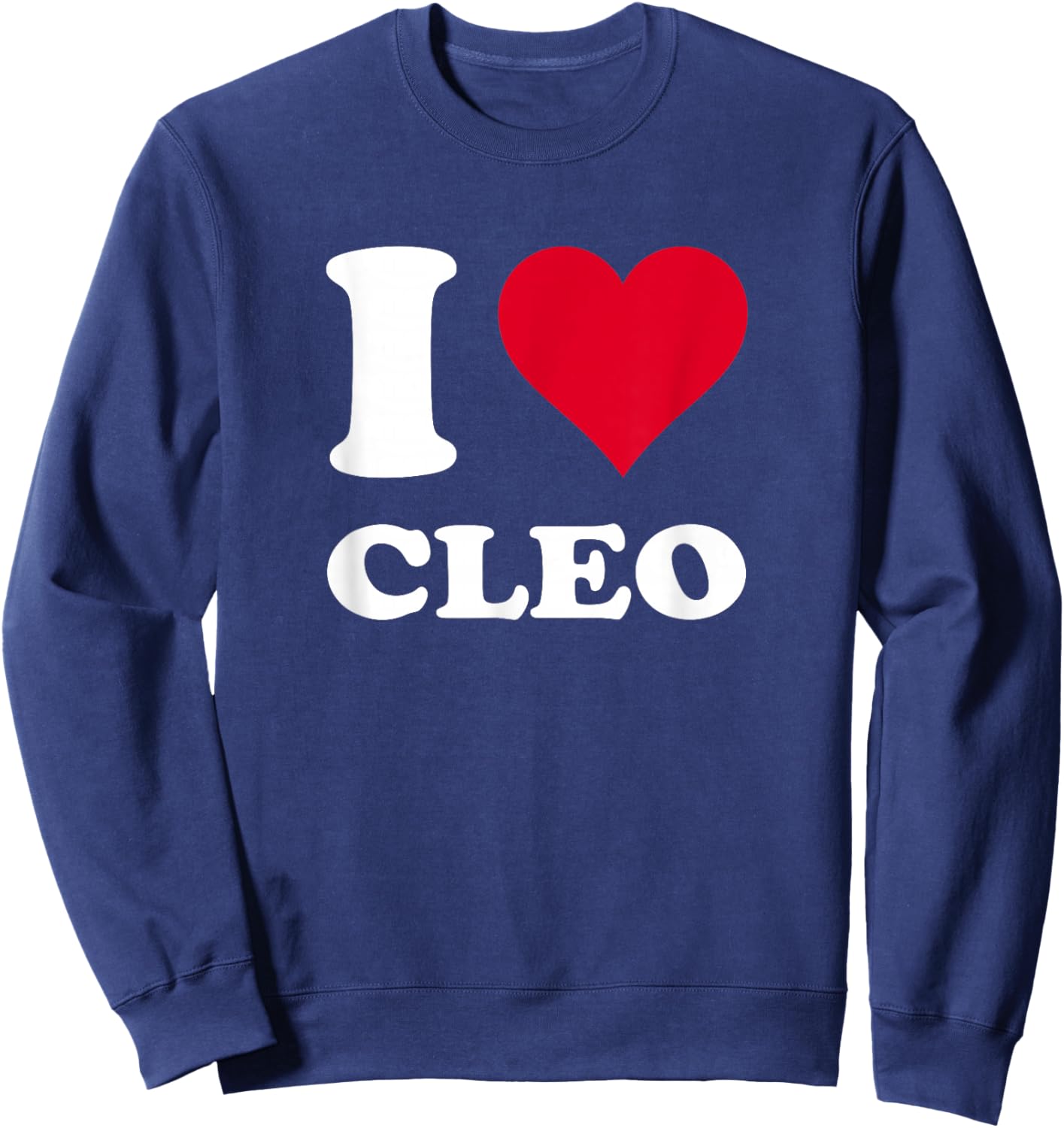 I Love Cleo Sweatshirt - Sweatshirt | Navy