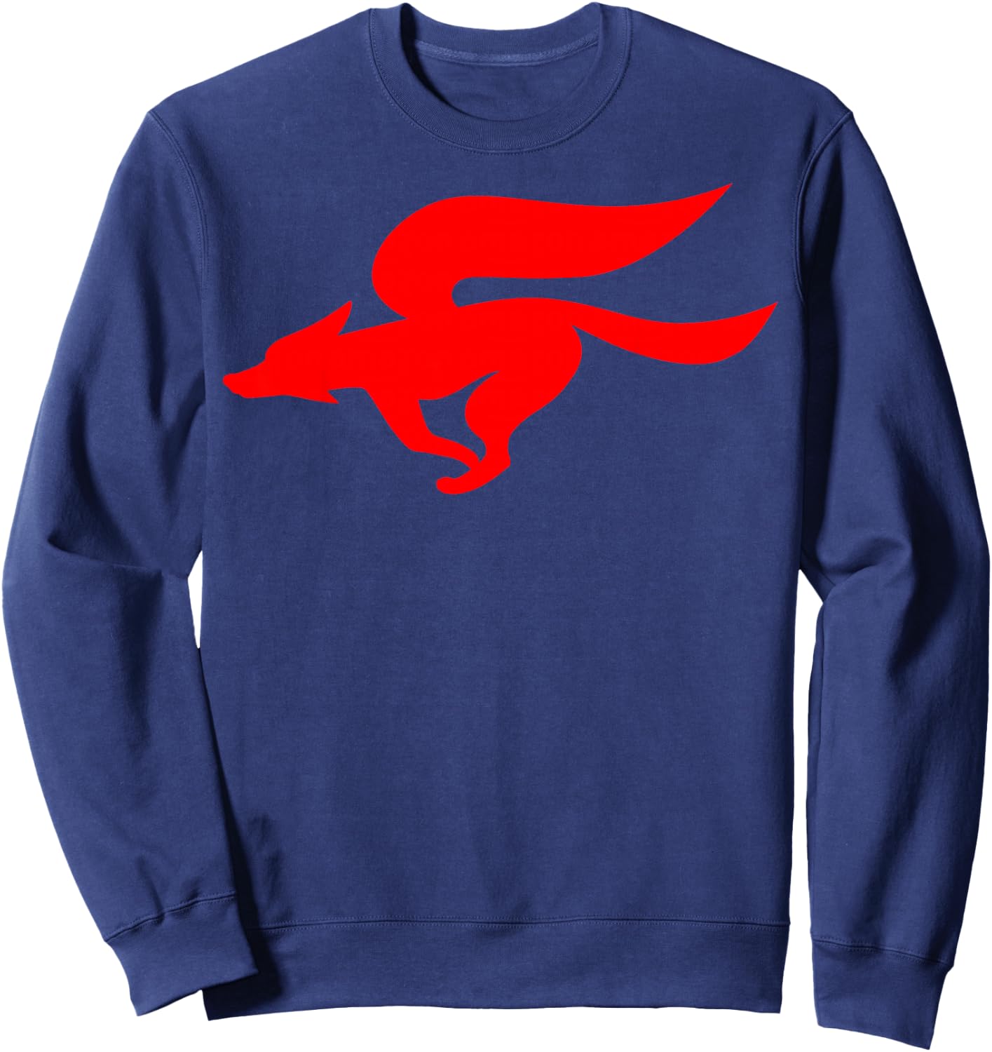 Nintendo Star Fox Retro Red Logo Graphic Sweatshirt - Sweatshirt | Navy