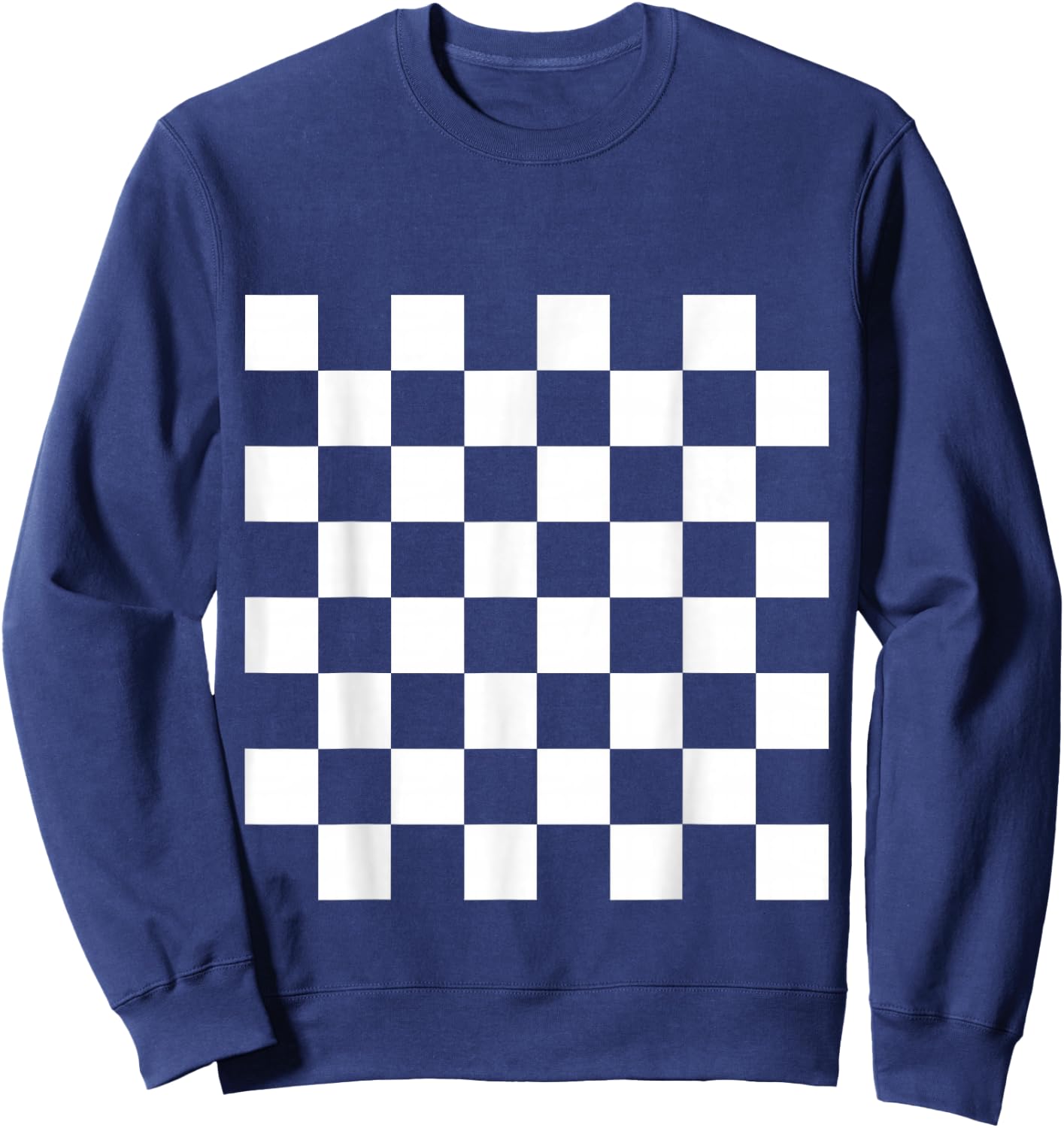 Chessboard Funny Cute DIY Halloween Costume Men Women Sweatshirt - Sweatshirt | Navy