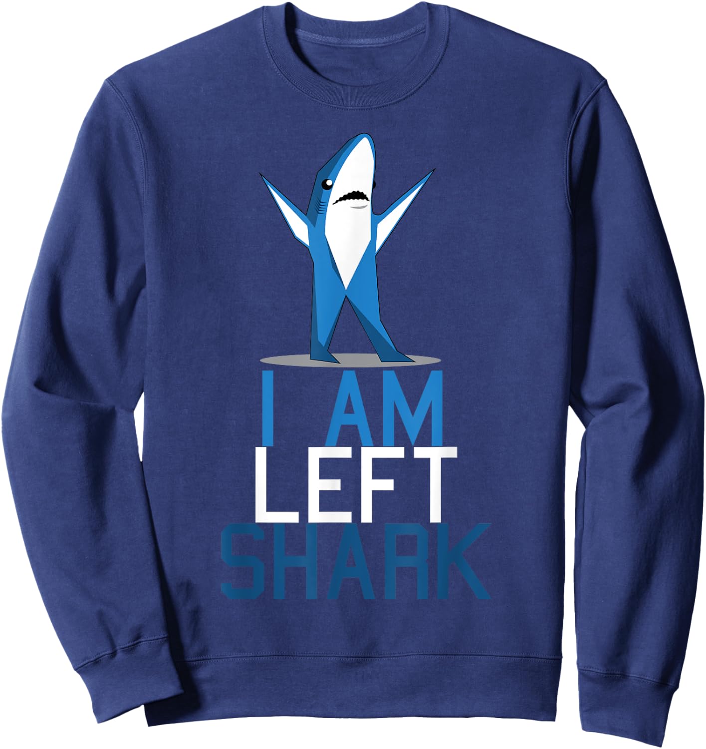 Left shark bad at dancing Sweatshirt - Sweatshirt | Navy
