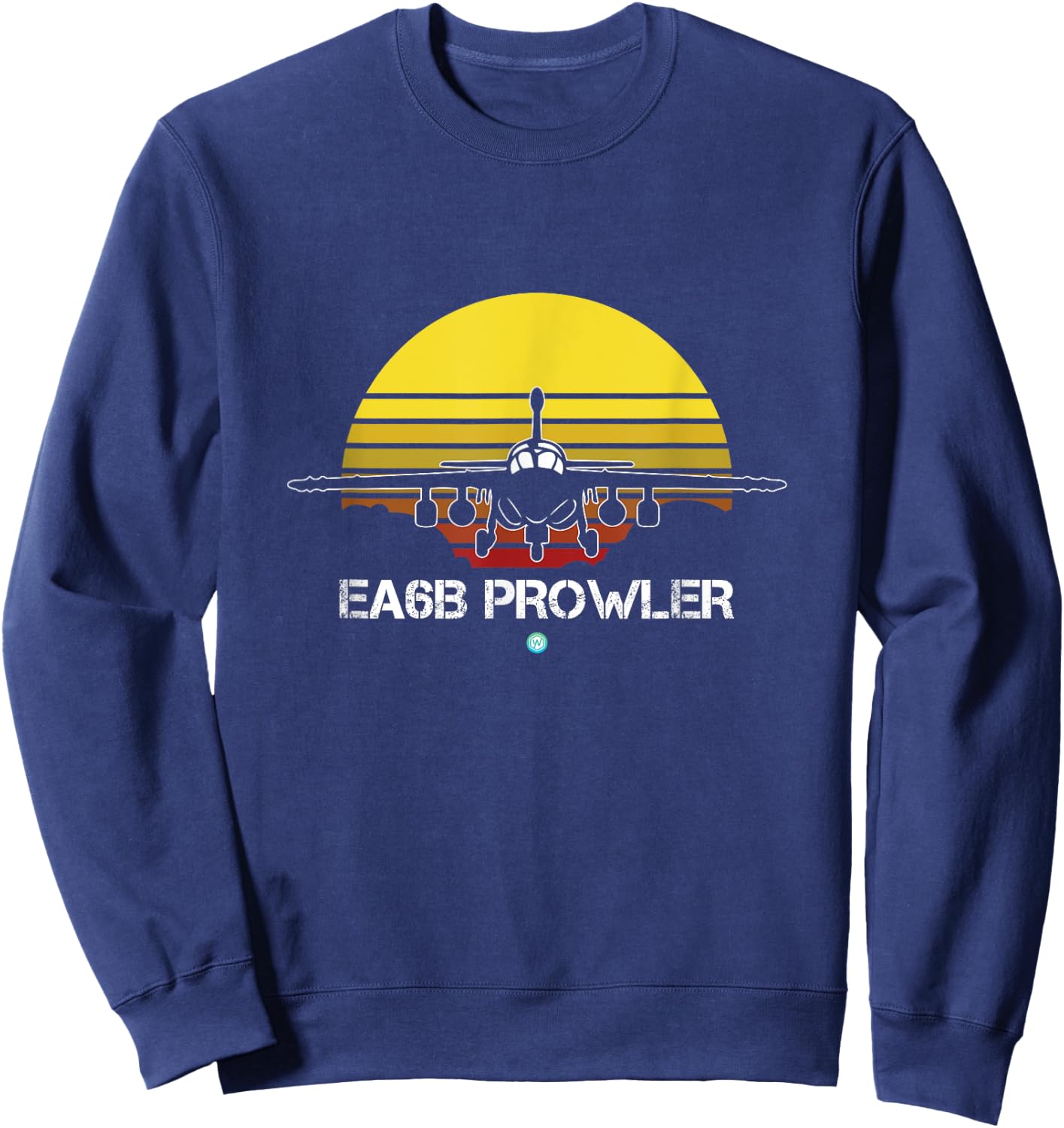 Vintage EA-6B Prowler Military Aircraft Shirt Gift Sweatshirt - Sweatshirt | Navy
