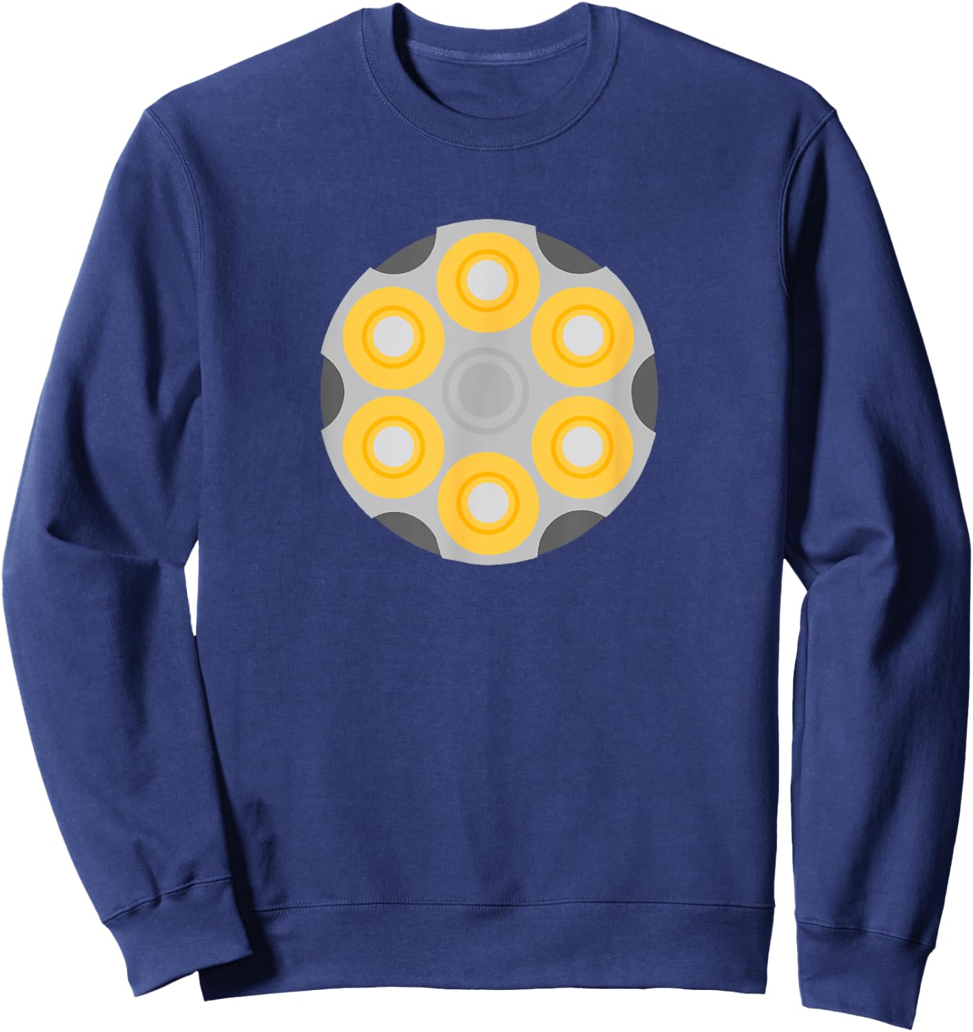 Revolver Cartridge Shells - Gun Sweatshirt - Sweatshirt | Navy