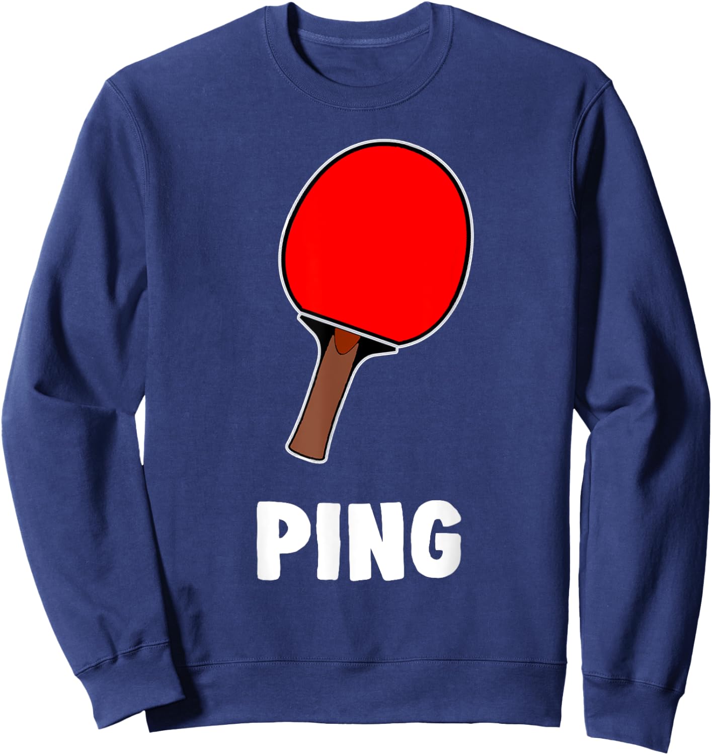 Couple Matching Halloween Costume Ping Table Tennis Sweatshirt - Sweatshirt | Navy
