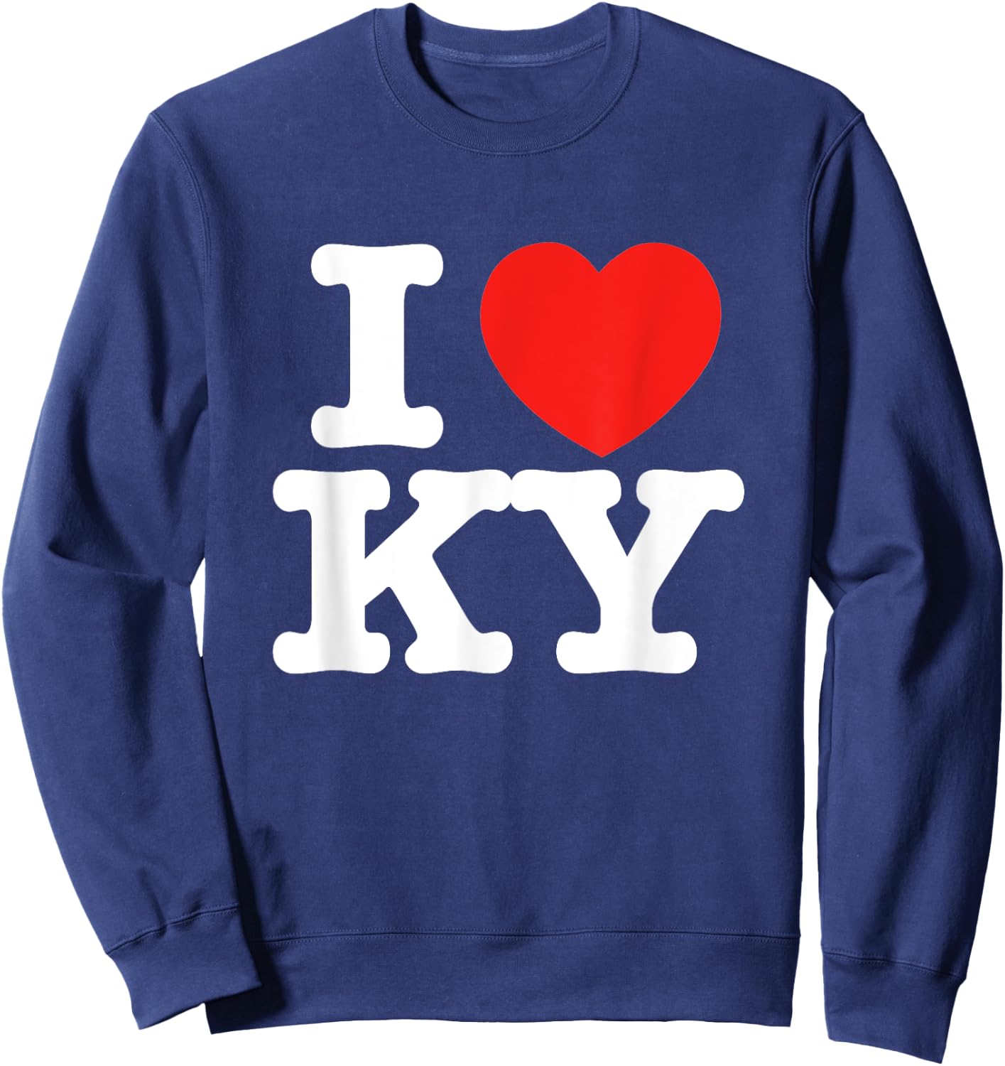I Heart Kentucky (KY) Love Sweatshirt - Sweatshirt | Navy