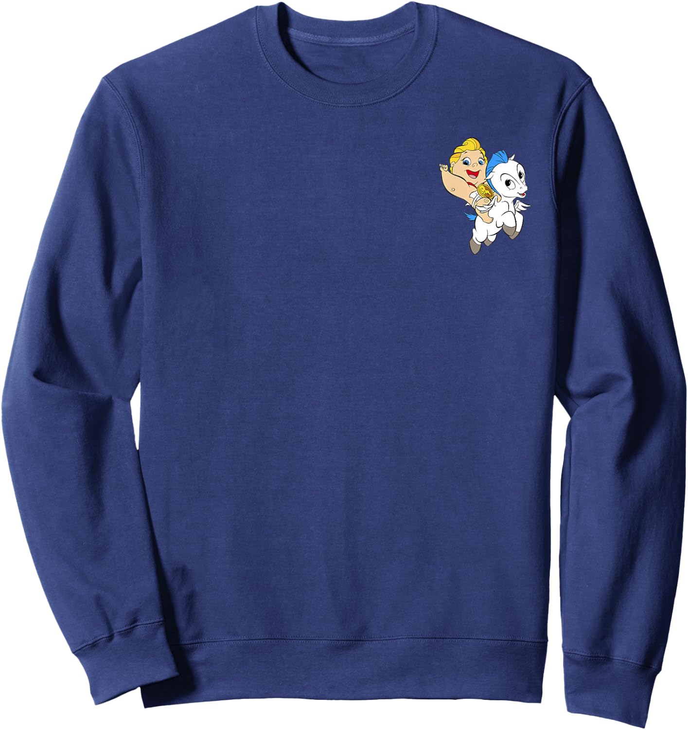 Disney Hercules Pocket Baby Riding Pegasus Small Sweatshirt - Sweatshirt | Navy