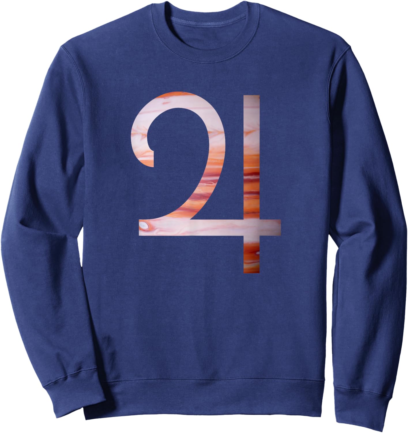 Jupiter Planet Symbol T Shirt Sweatshirt - Sweatshirt | Navy