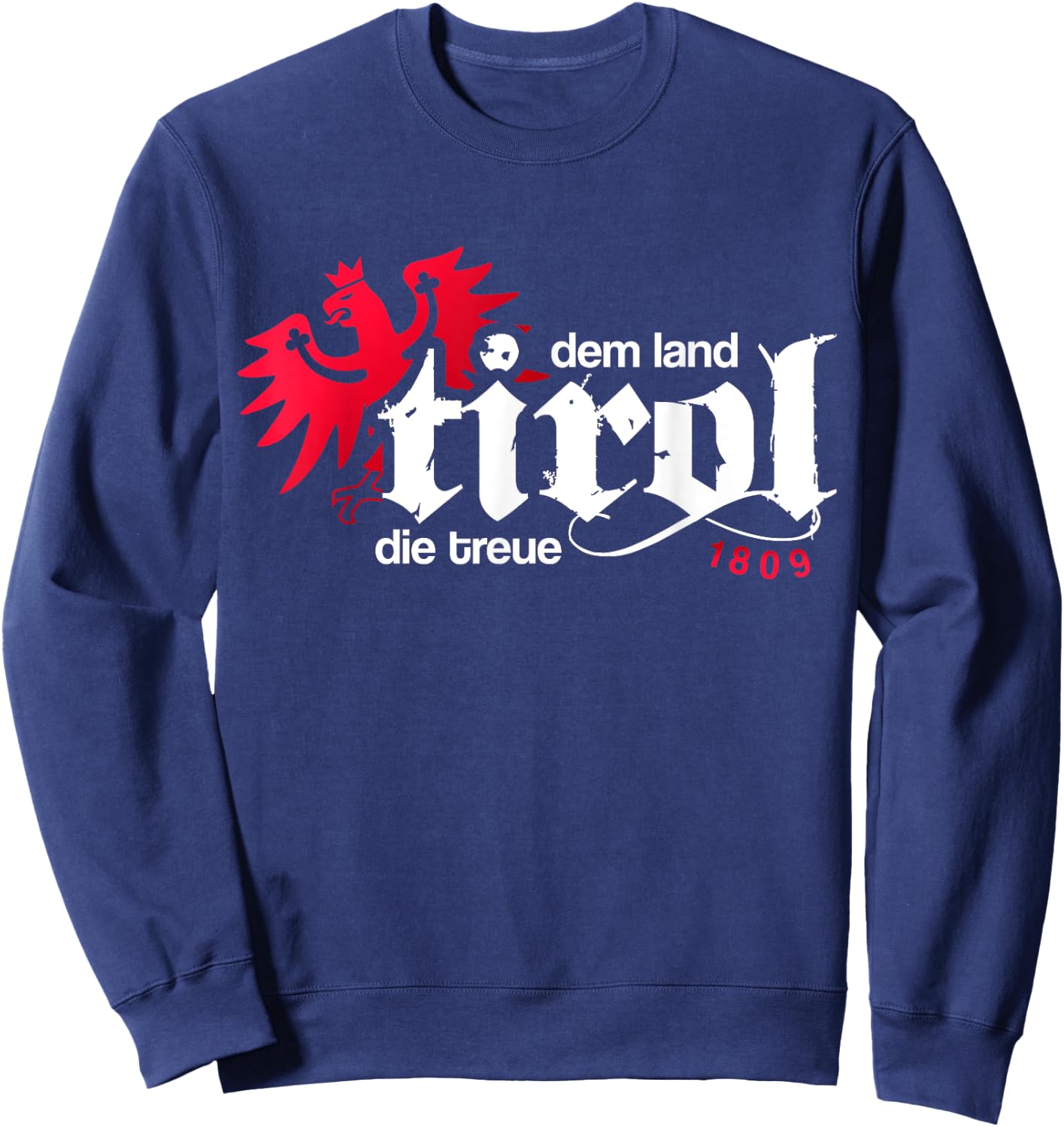 Dem Land Tirol die Treue Eagle Men Women Kids Tyrol Sweatshirt - Sweatshirt | Navy