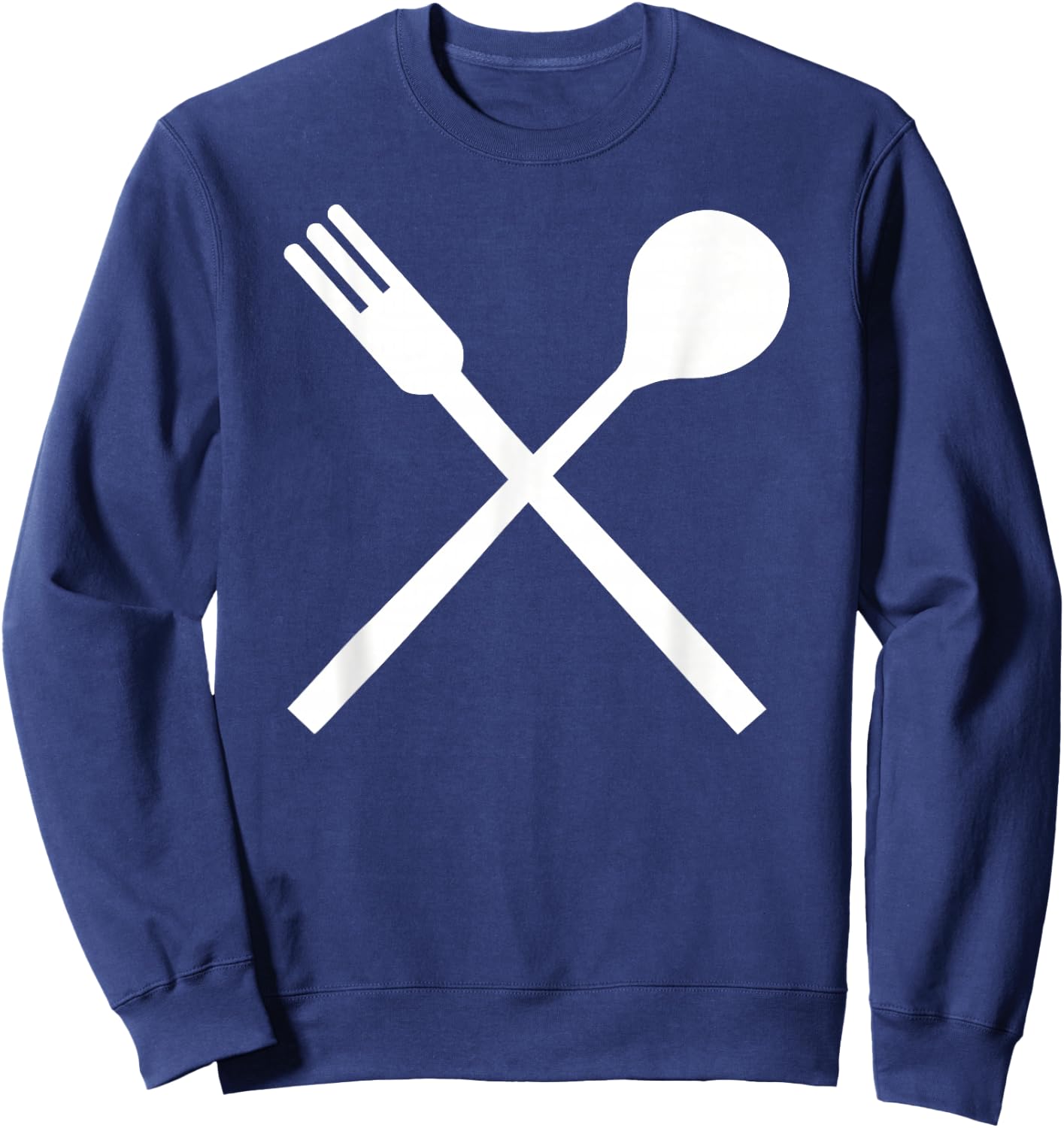 Fork and spoon Sweatshirt - Sweatshirt | Navy