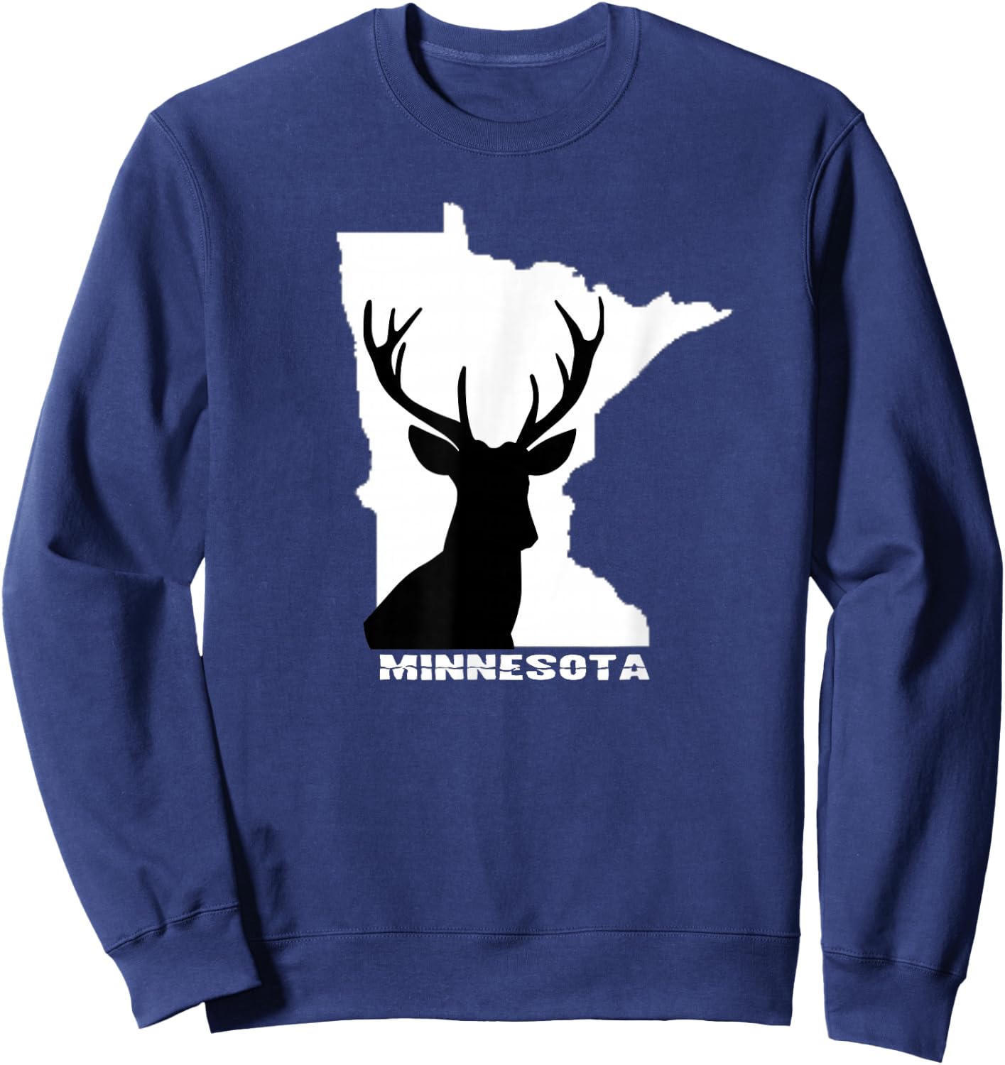 Minnesota Deer Hunting Gear Big Buck Hunt Sweatshirt - Sweatshirt | Navy