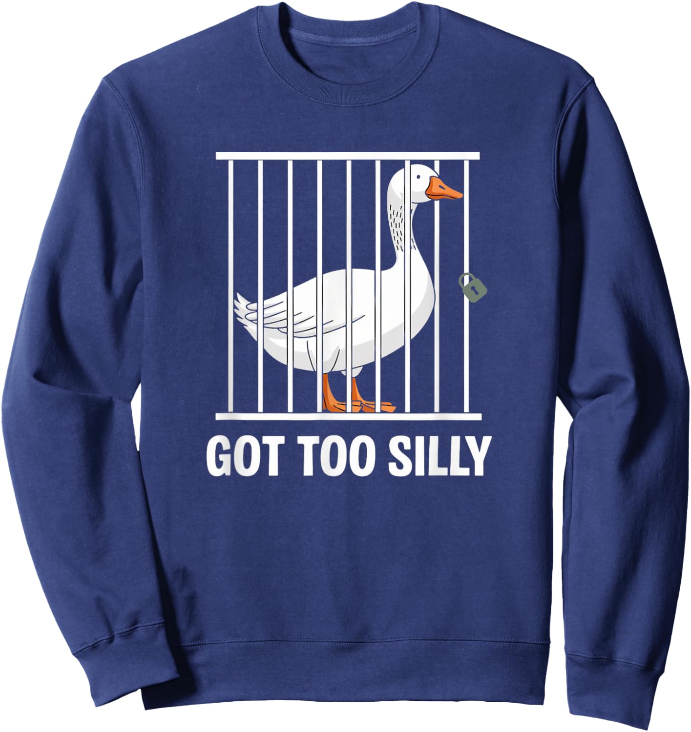 Silly Goose Got too silly Sweatshirt - Sweatshirt | Navy