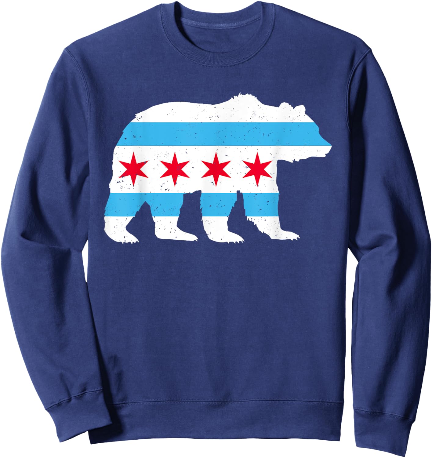 Vintage Wrigleyville Cubs Name Pride Spirit Sports Gameday Sweatshirt - Sweatshirt | Navy