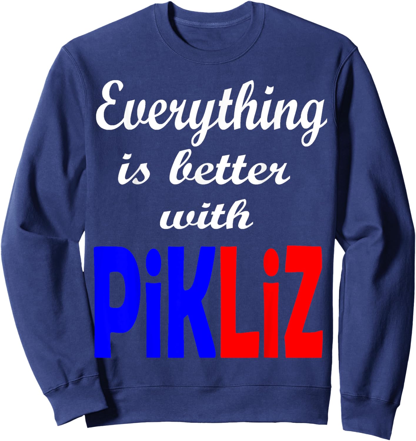 Everything is better with Pikliz Haitian ZOE Haiti Pride Sweatshirt - Sweatshirt | Navy