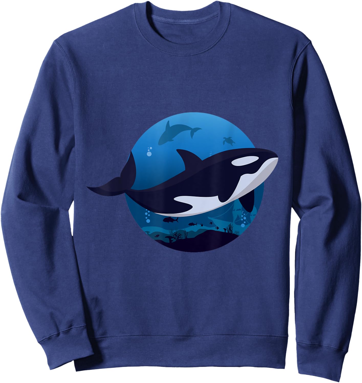killer whale Design for a killer whale enthusiast Sweatshirt - Sweatshirt | Navy