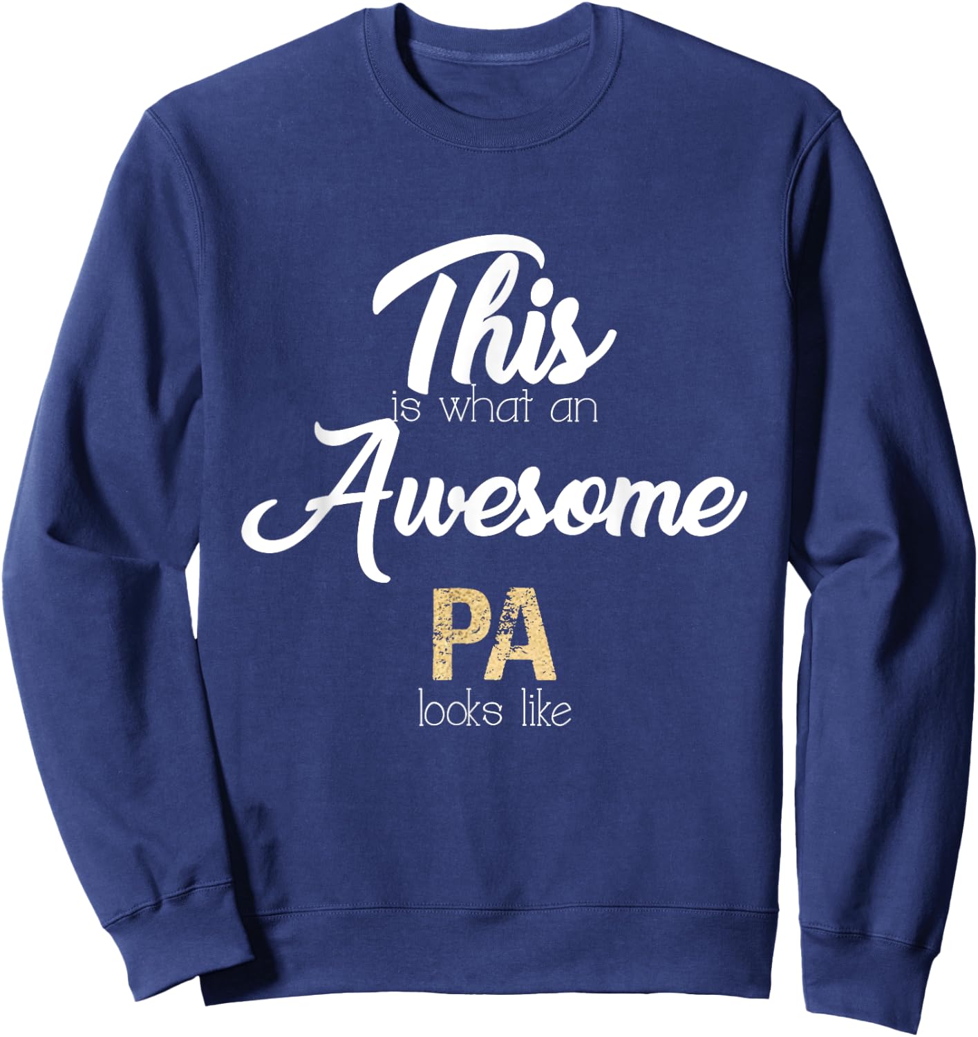 Awesome Pa Gift Grandfather from Granddaughter Grandson Sweatshirt - Sweatshirt | Navy