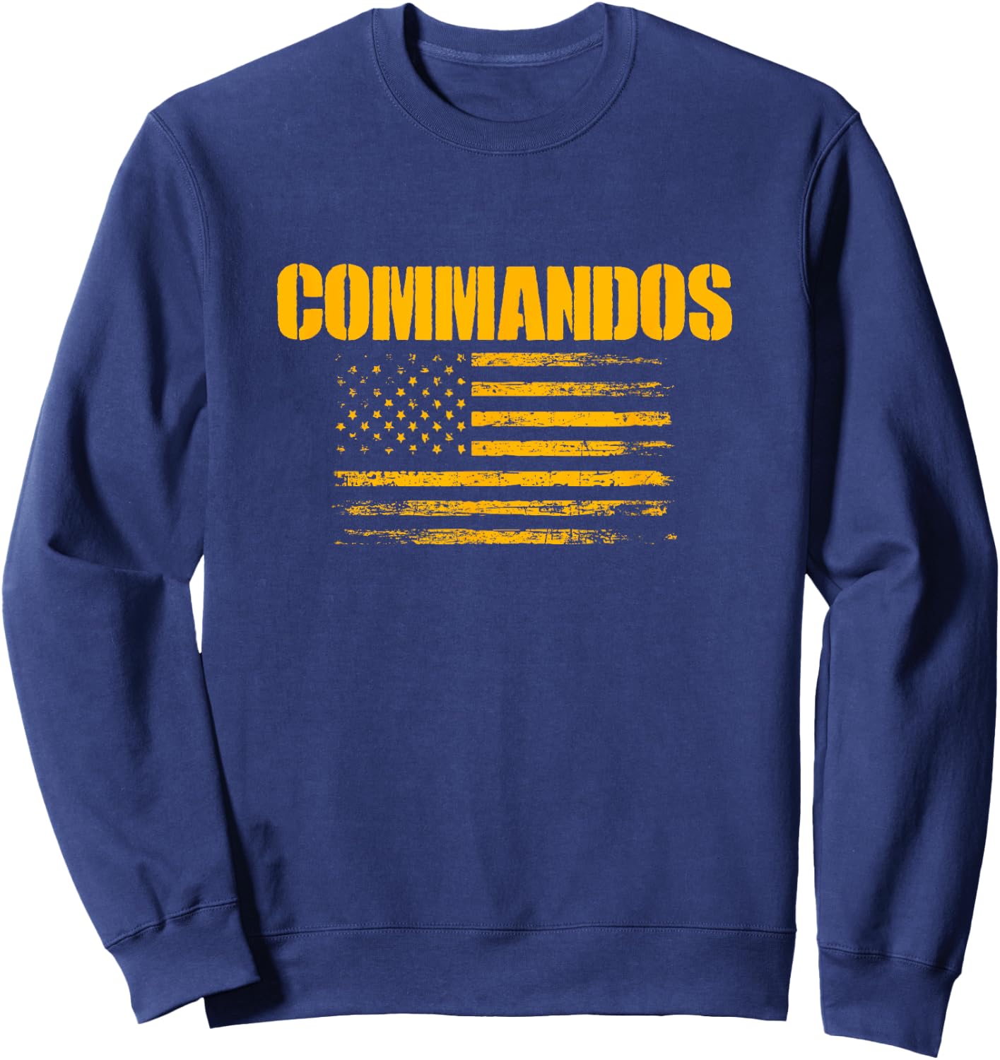 Hendersonville Commandos USA Flag Pride Sweatshirt - Sweatshirt | Navy
