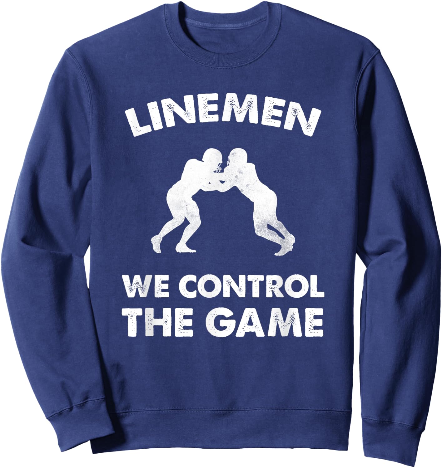 Offensive Defensive Lineman Shirt | Lineman Sweatshirt - Sweatshirt | Navy