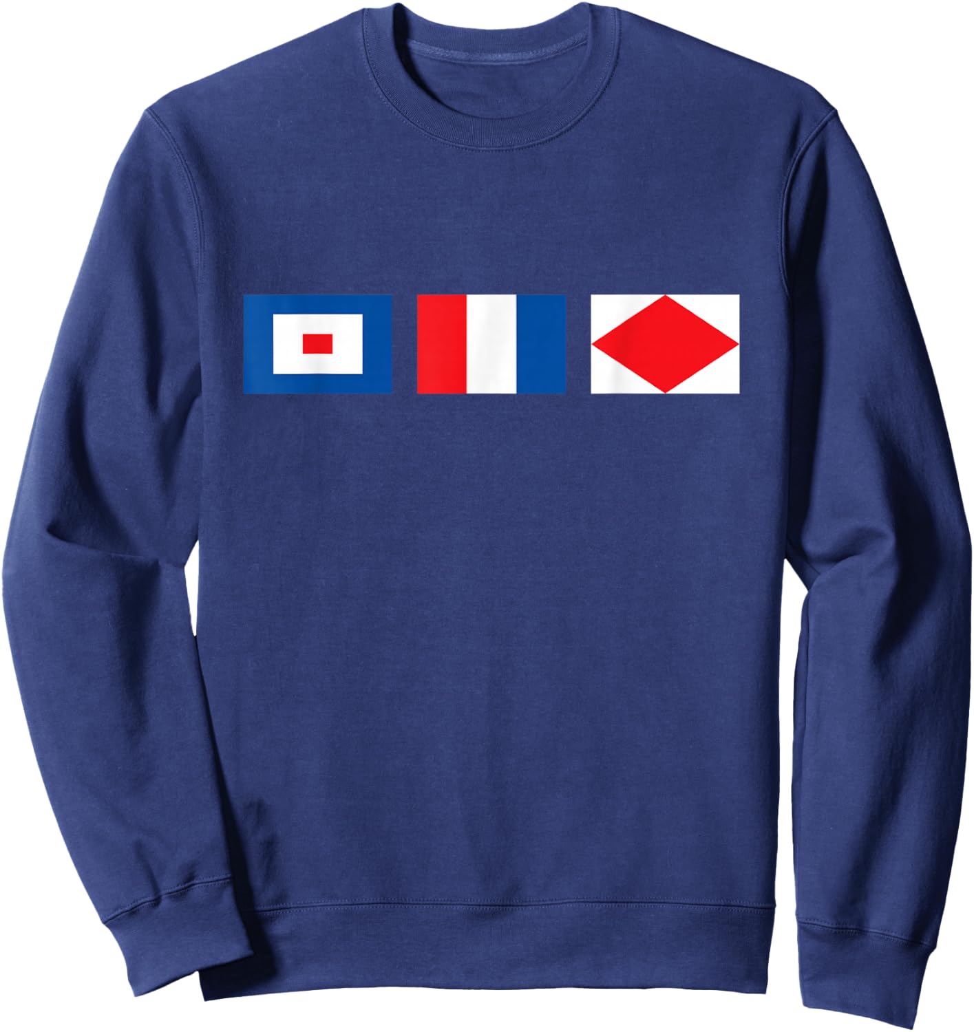 Whiskey Tango Foxtrot Funny Sailing Sweatshirt - Sweatshirt | Navy