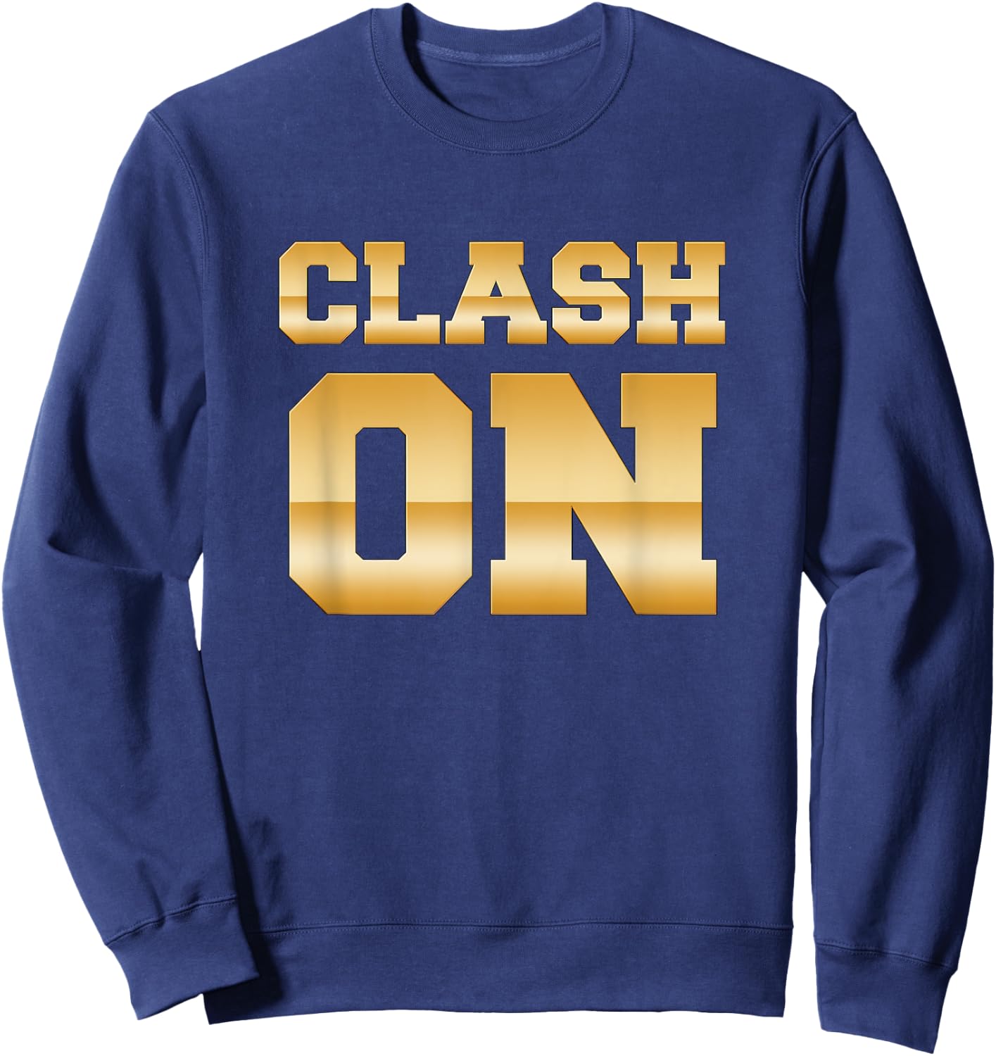 Clash On T Shirt for Clashing Sweatshirt - Sweatshirt | Navy