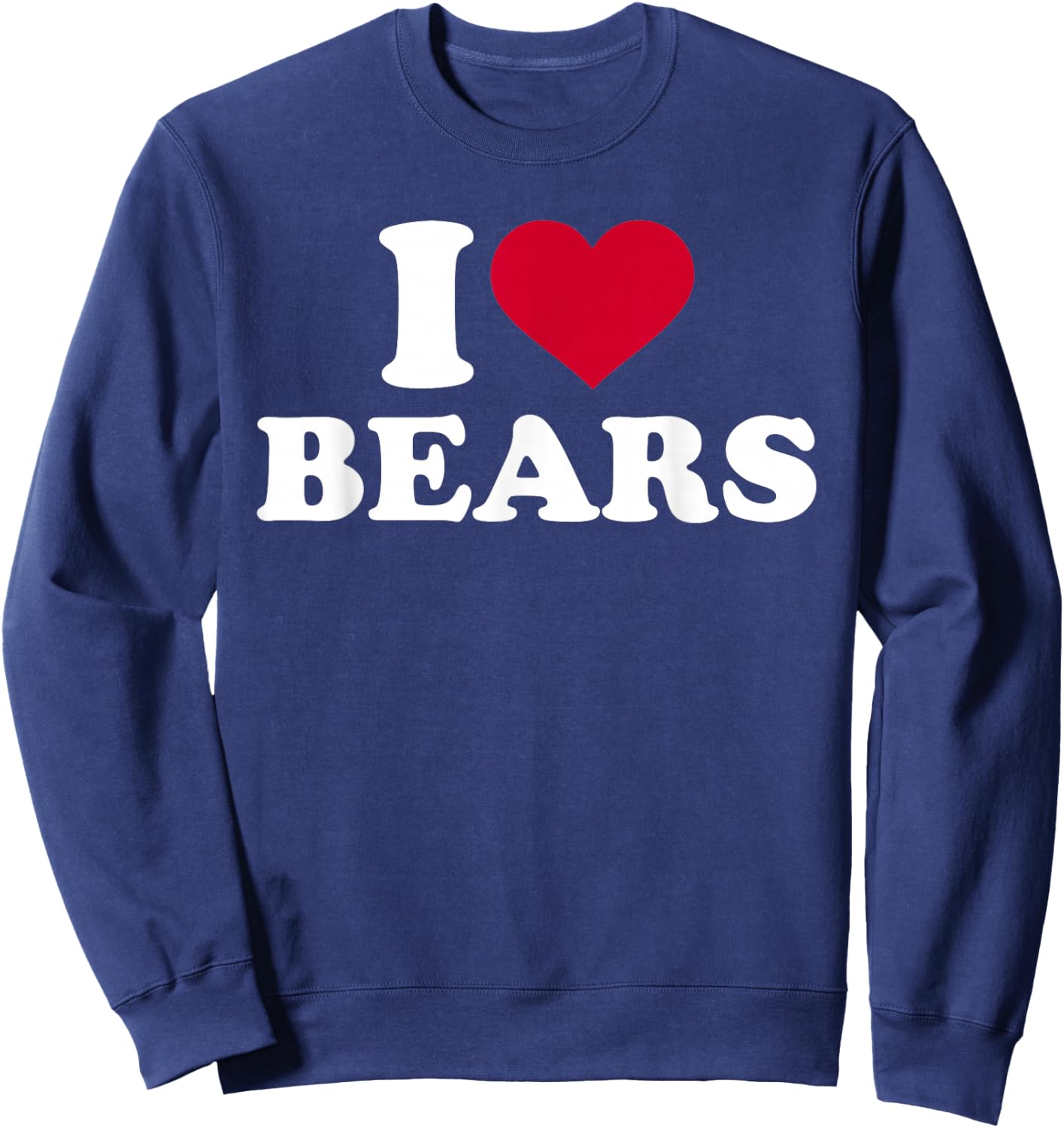 I love bears Sweatshirt - Sweatshirt | Navy