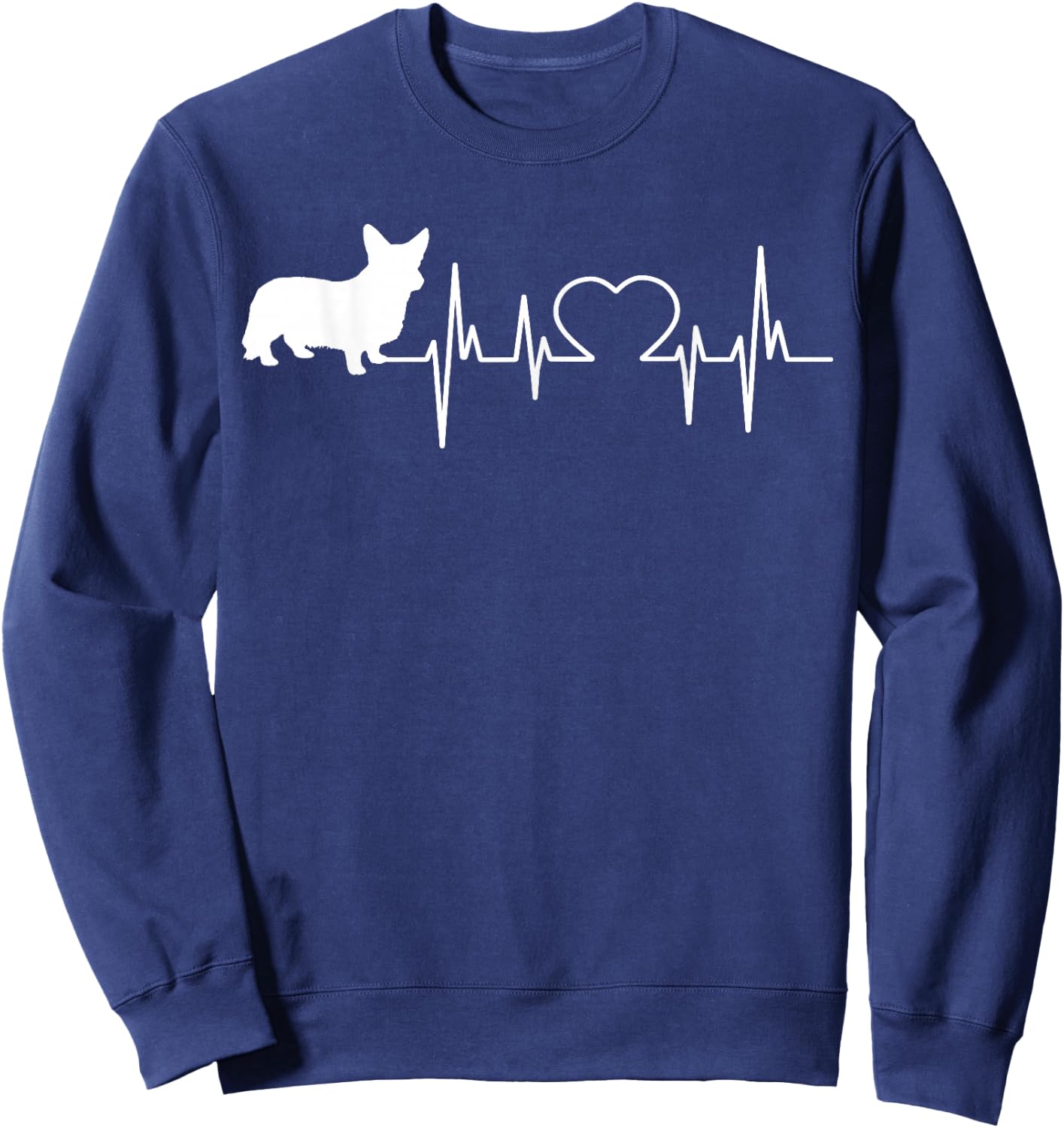 Welsh Corgi Pembroke Welsh Corgi Cardigan Sweatshirt - Sweatshirt | Navy