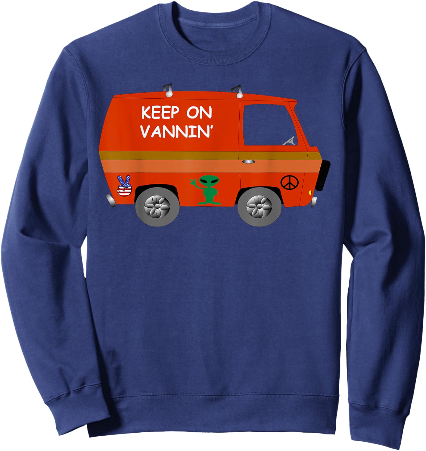 Keep on Vannin' Sweatshirt - Sweatshirt | Navy