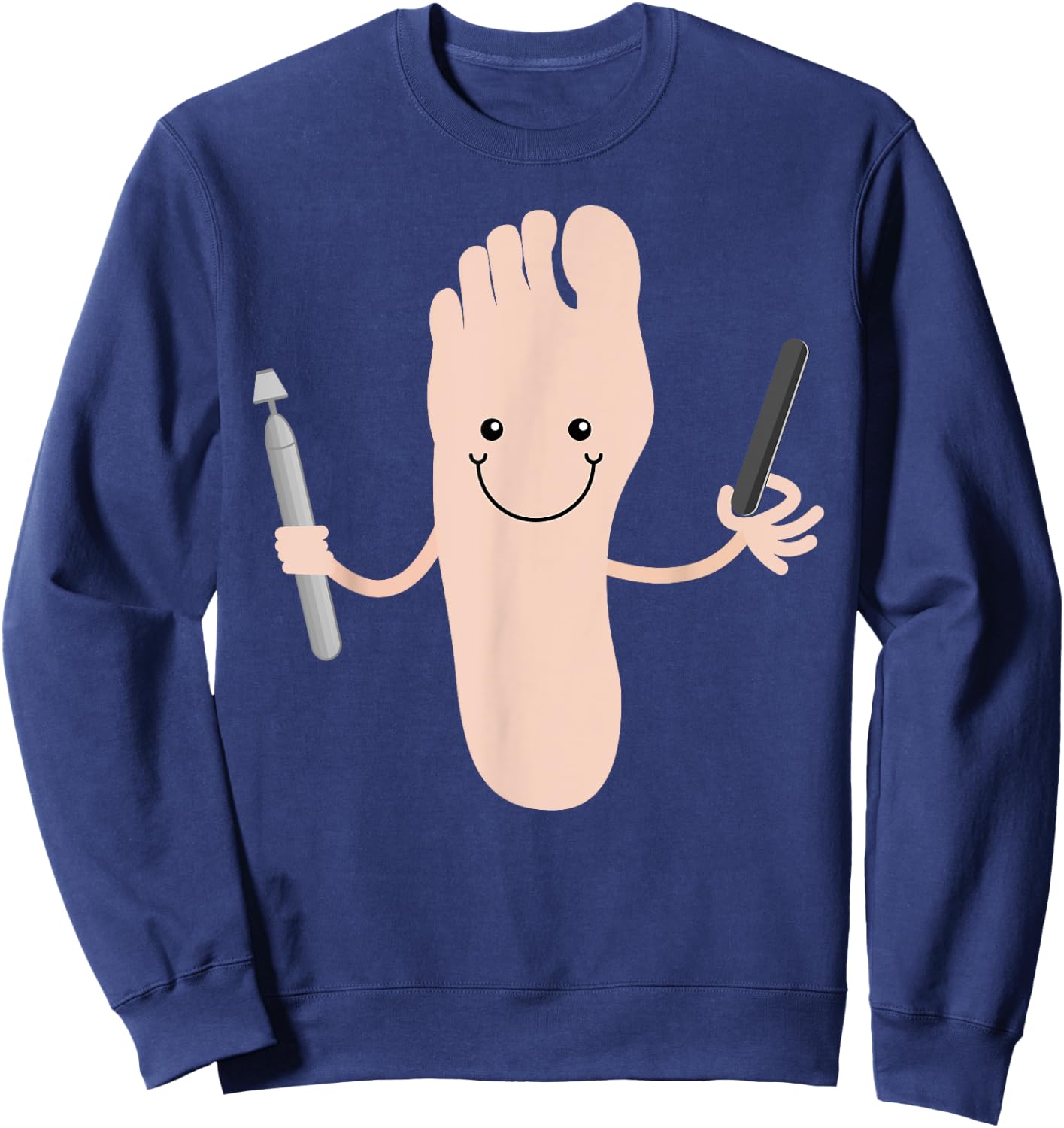 Funny Foot Doctor Sexy Podiatrist Beautician Shirt Sweatshirt - Sweatshirt | Navy